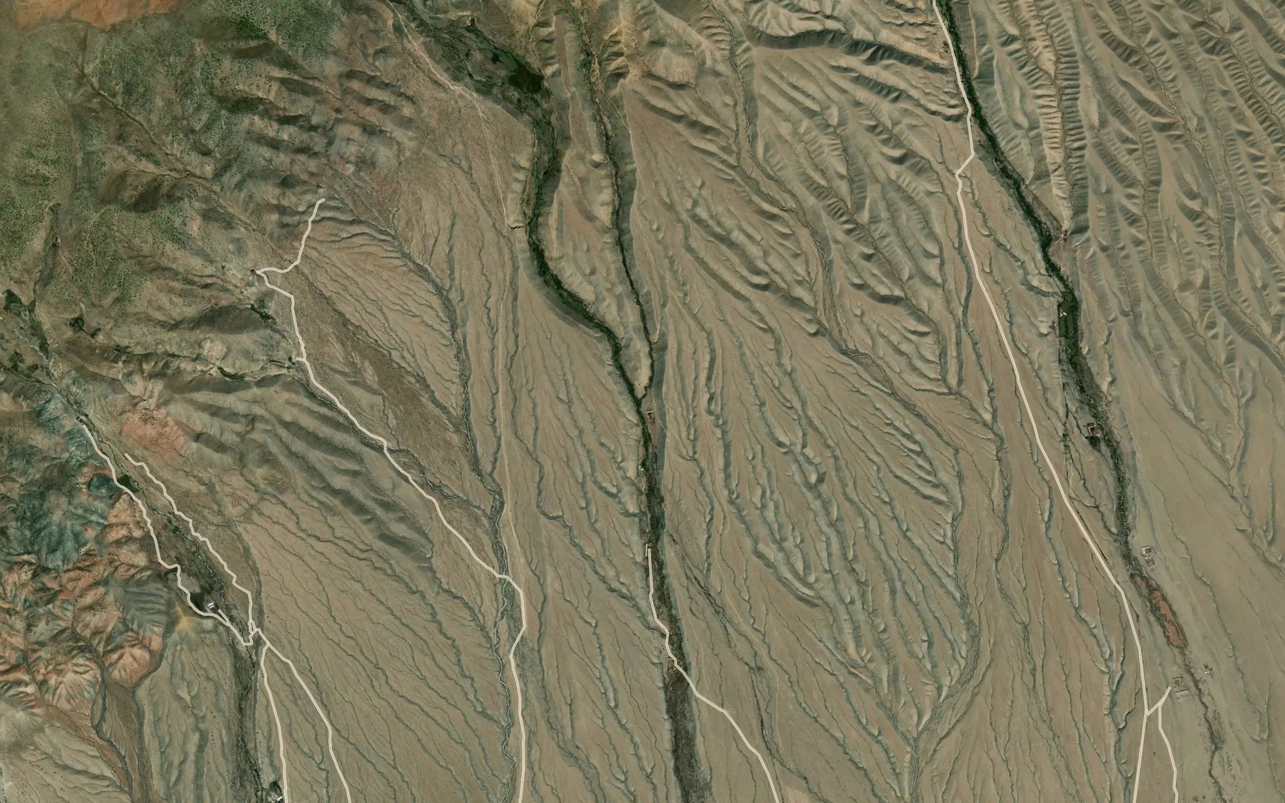Satellite map of the Ichke-Taldybulak
