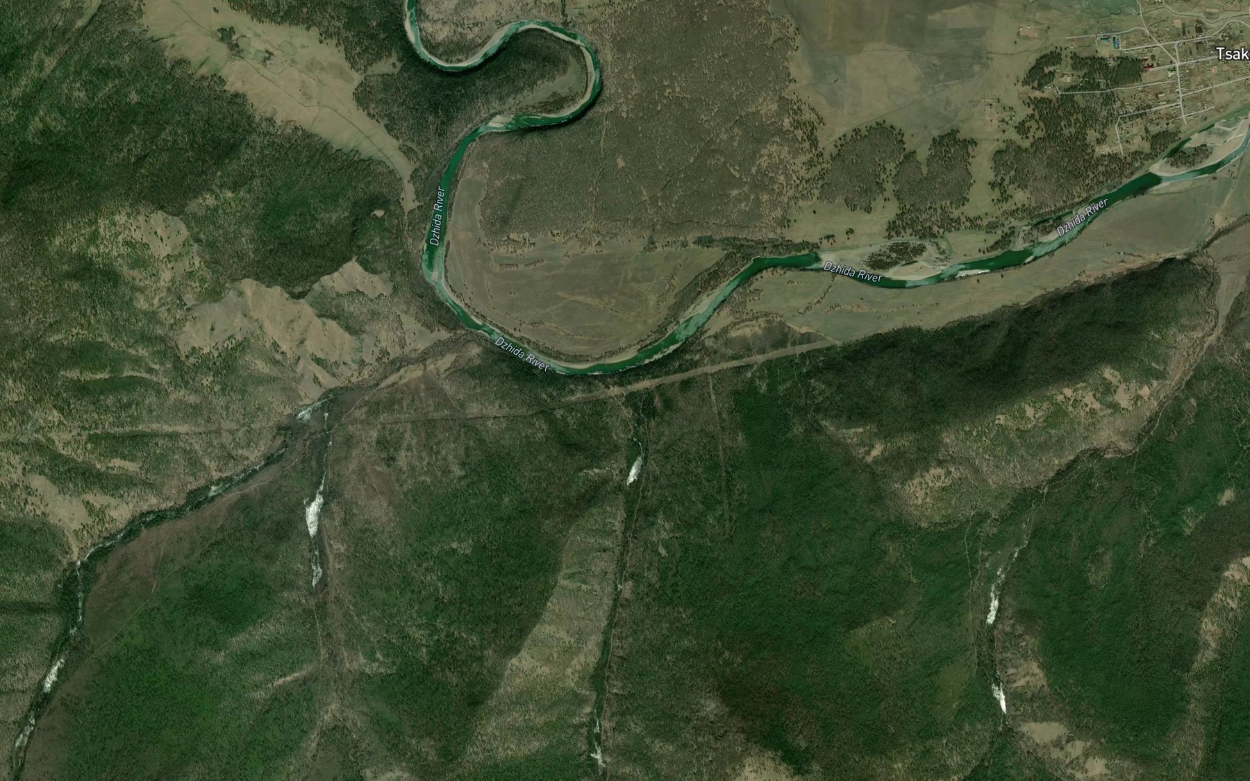 Satellite map of the Nikur