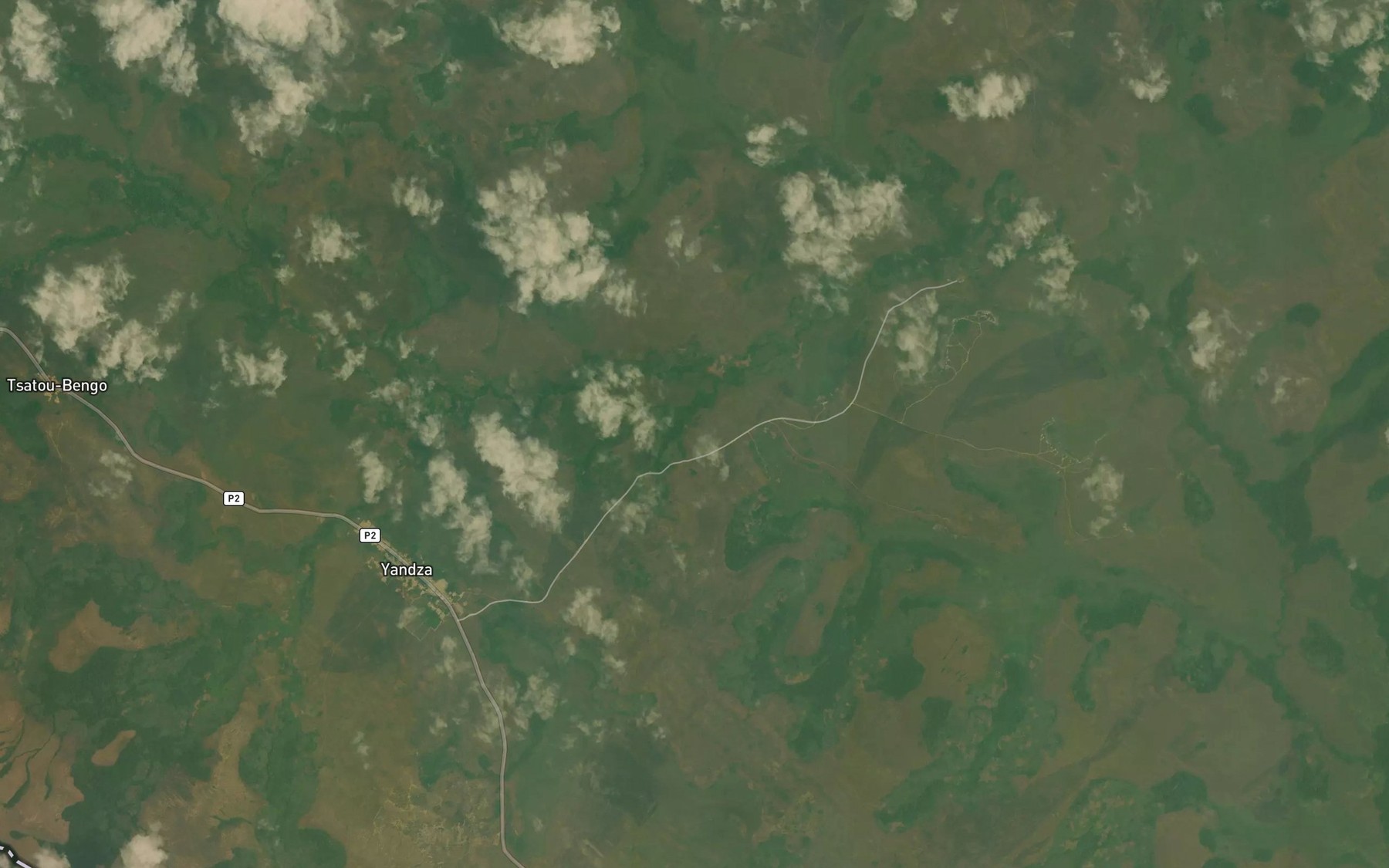 Satellite map of the Mikakiti
