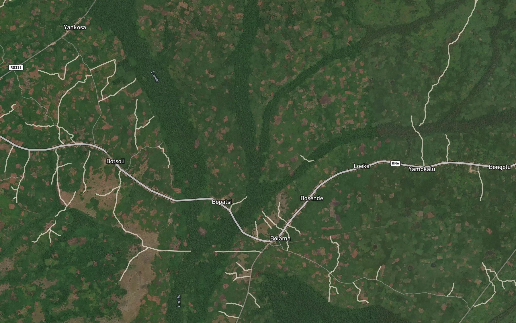 Satellite map of the Motungu