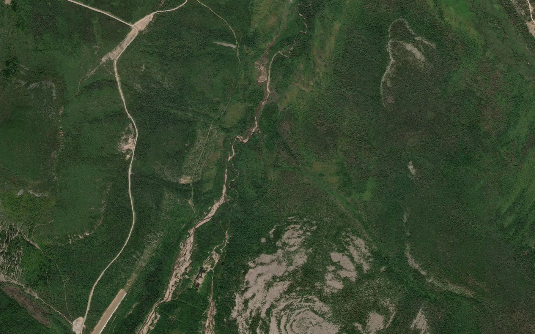 Satellite map of the Verkhniy Dyusmakit
