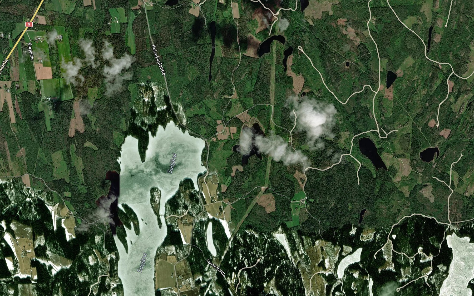 Satellite map of the Kiiskilahti
