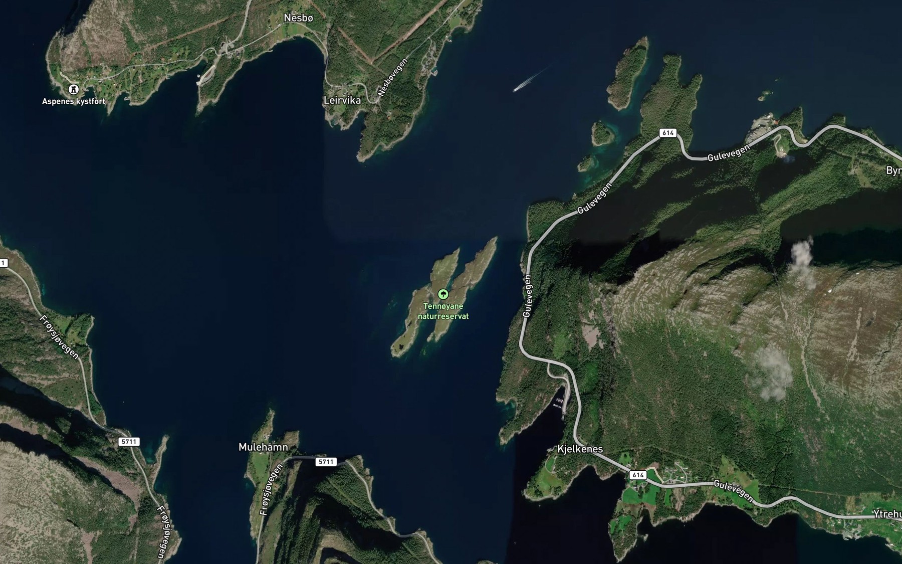 Satellite map of the Skottehamnen