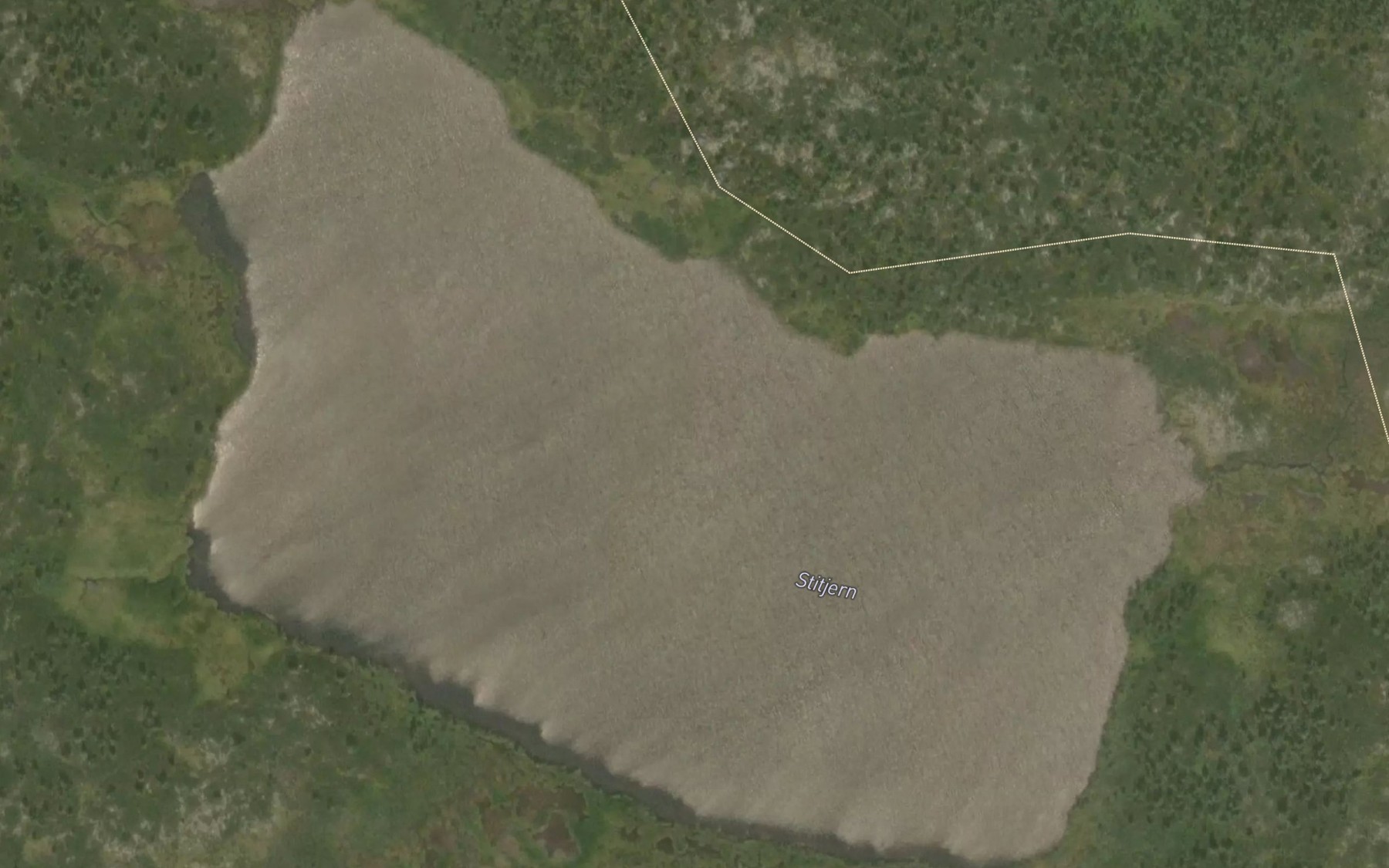 Satellite map of the Stigtjednet