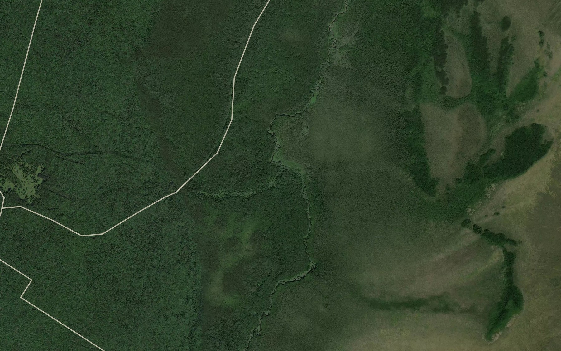 Satellite map of the Nyaman'ya