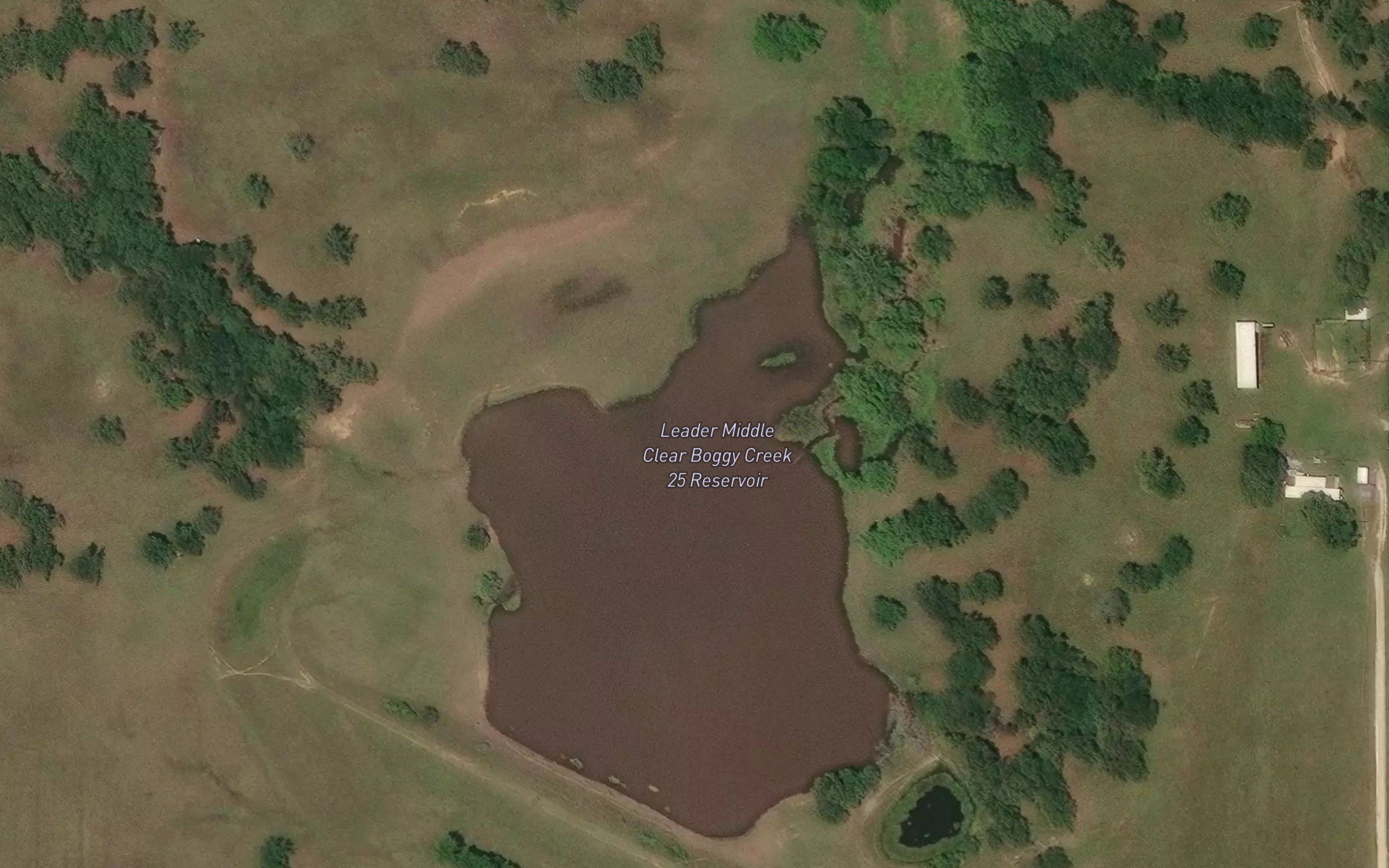 Leader Middle Clear Boggy Creek 25 Reservoir