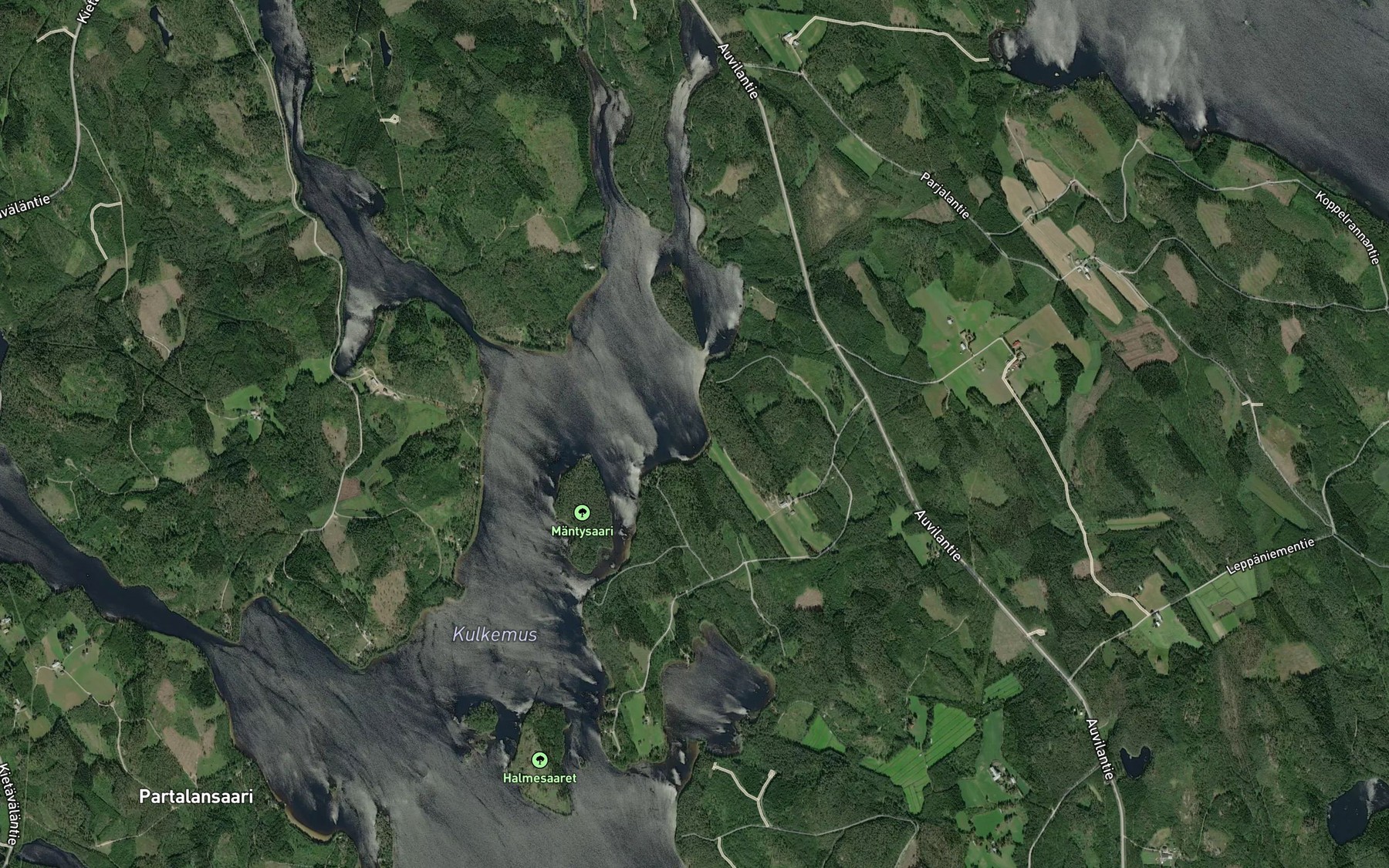 Satellite map of the Harmaalahti