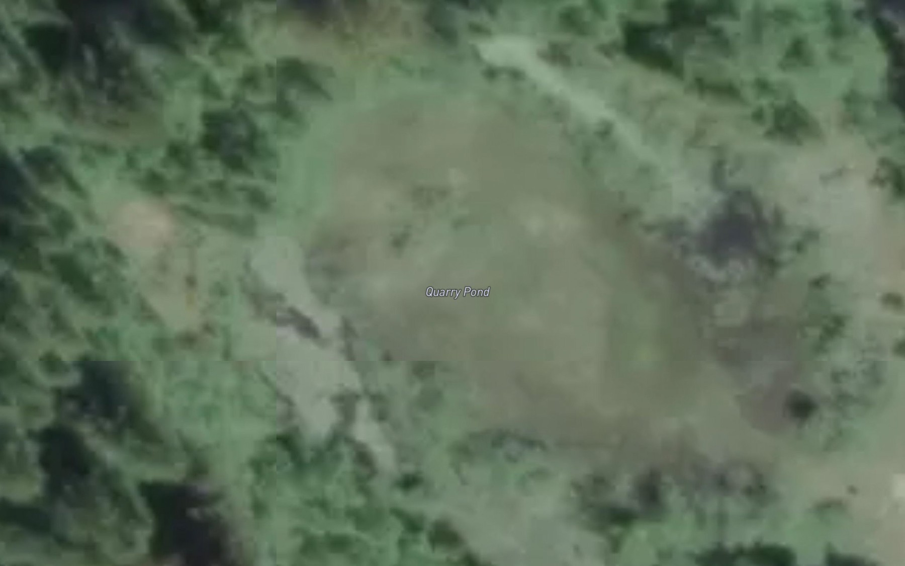Satellite map of the East Fork Mill Creek