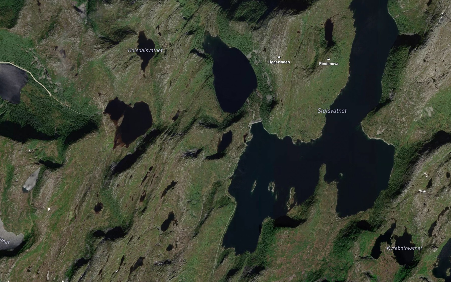 Satellite map of the Botnelaustjorna