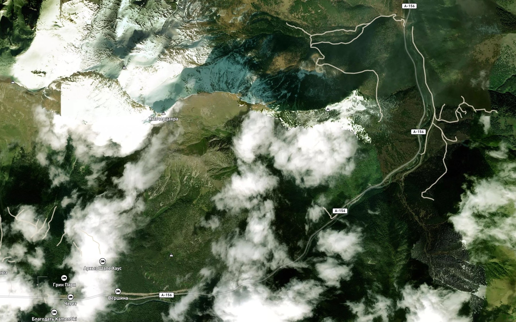 Satellite map of the Balka Gorelaya