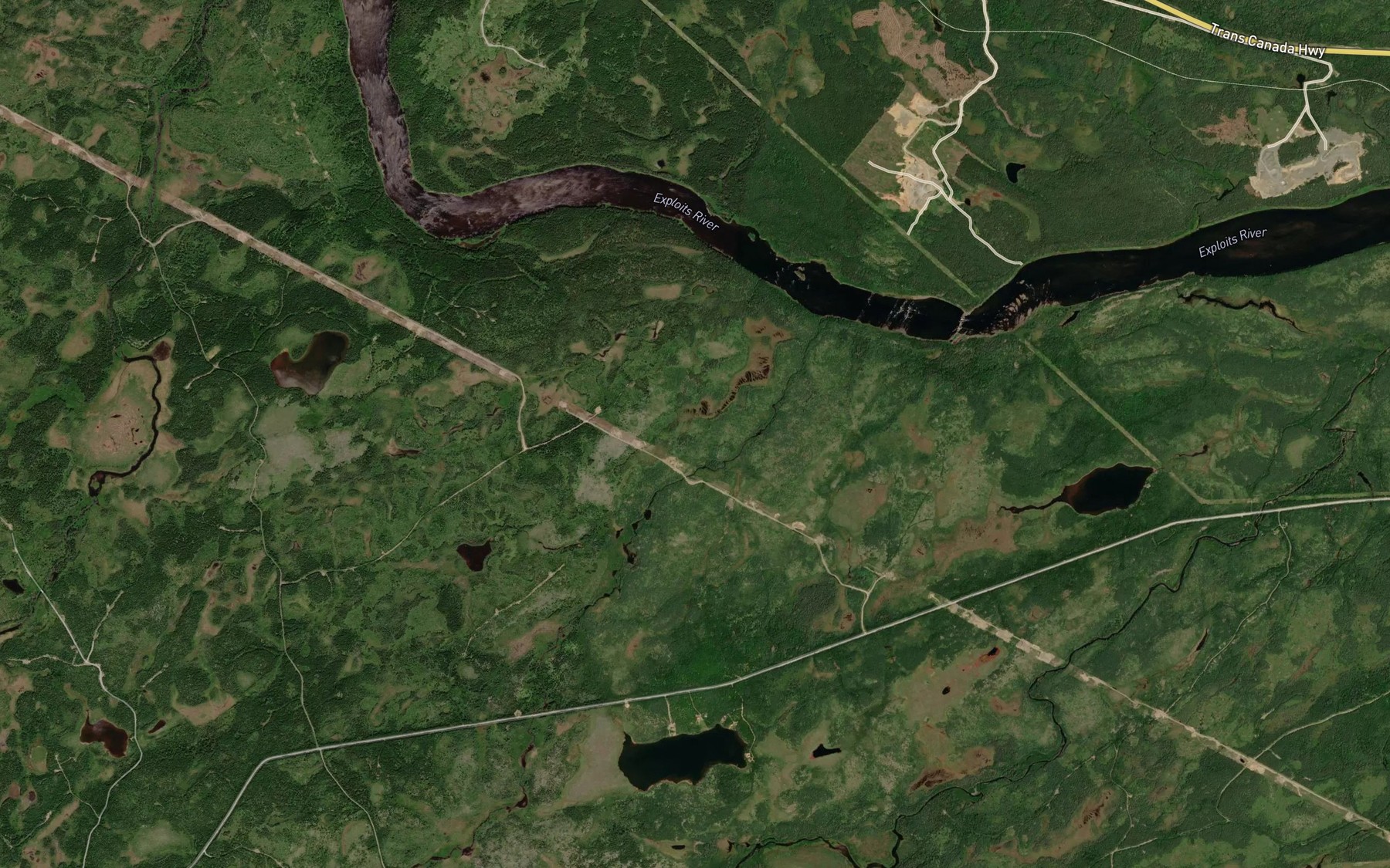 Satellite map of the Middle Brook