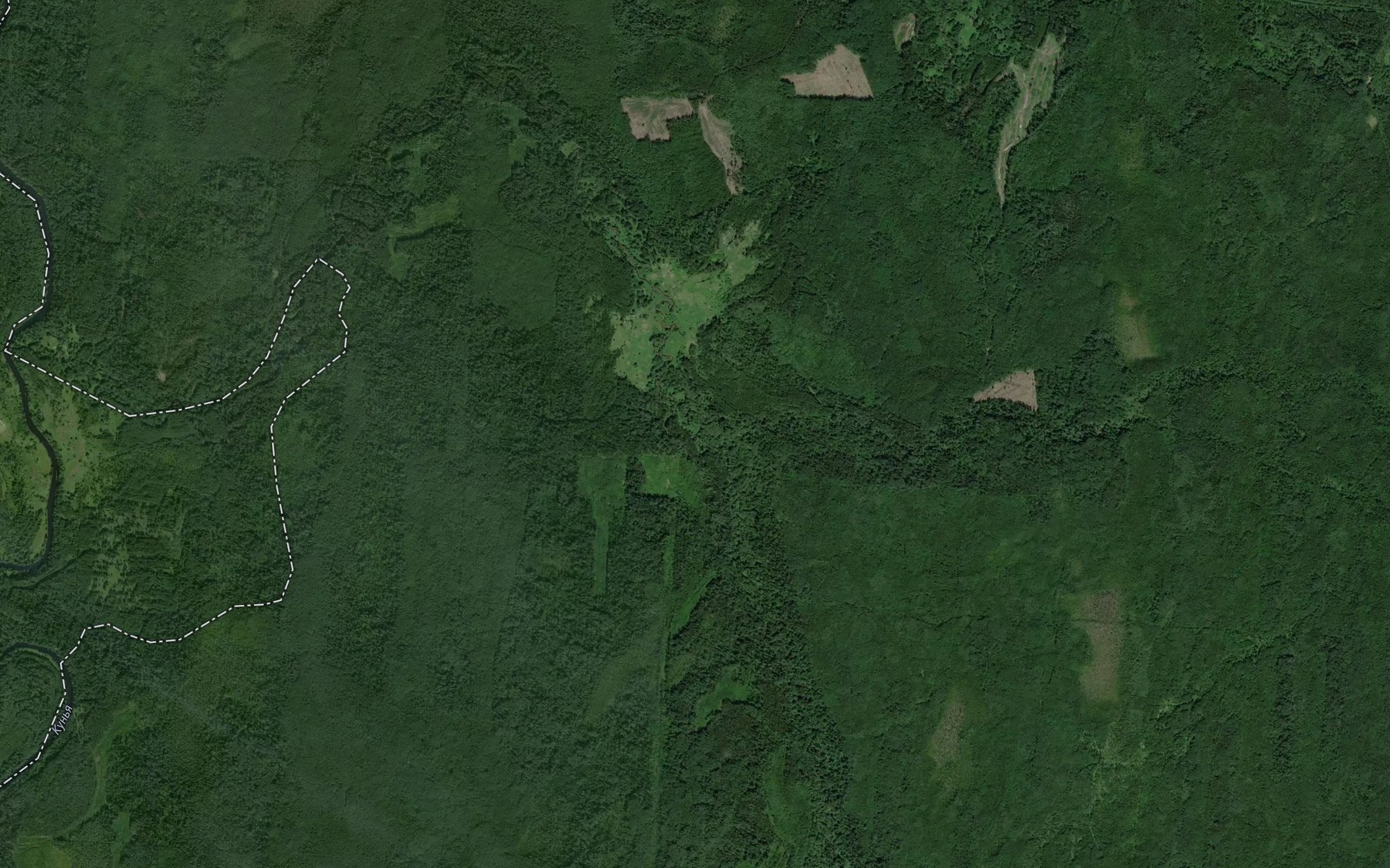 Satellite map of the Gubenka