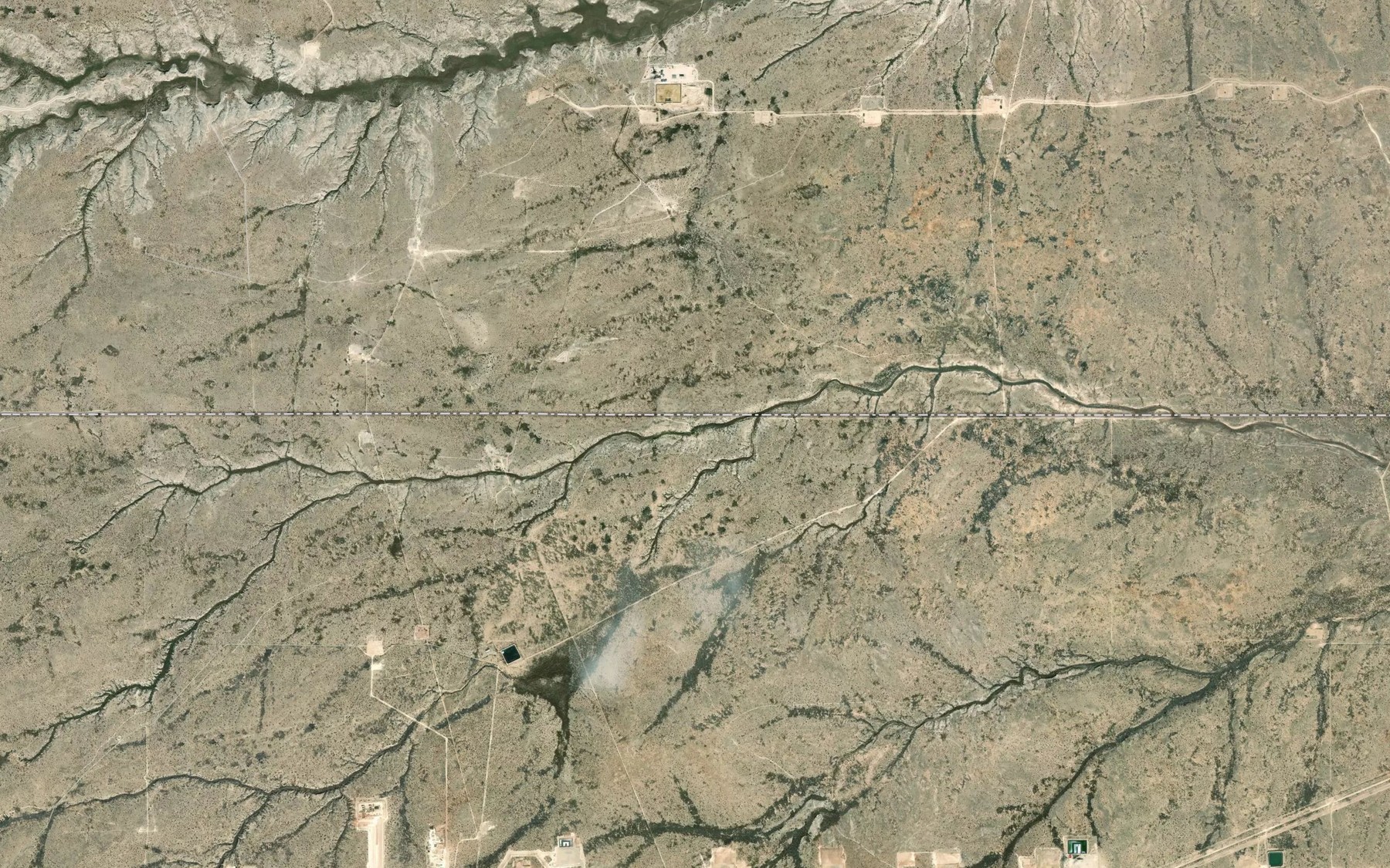 Satellite map of the Outlaw Spring