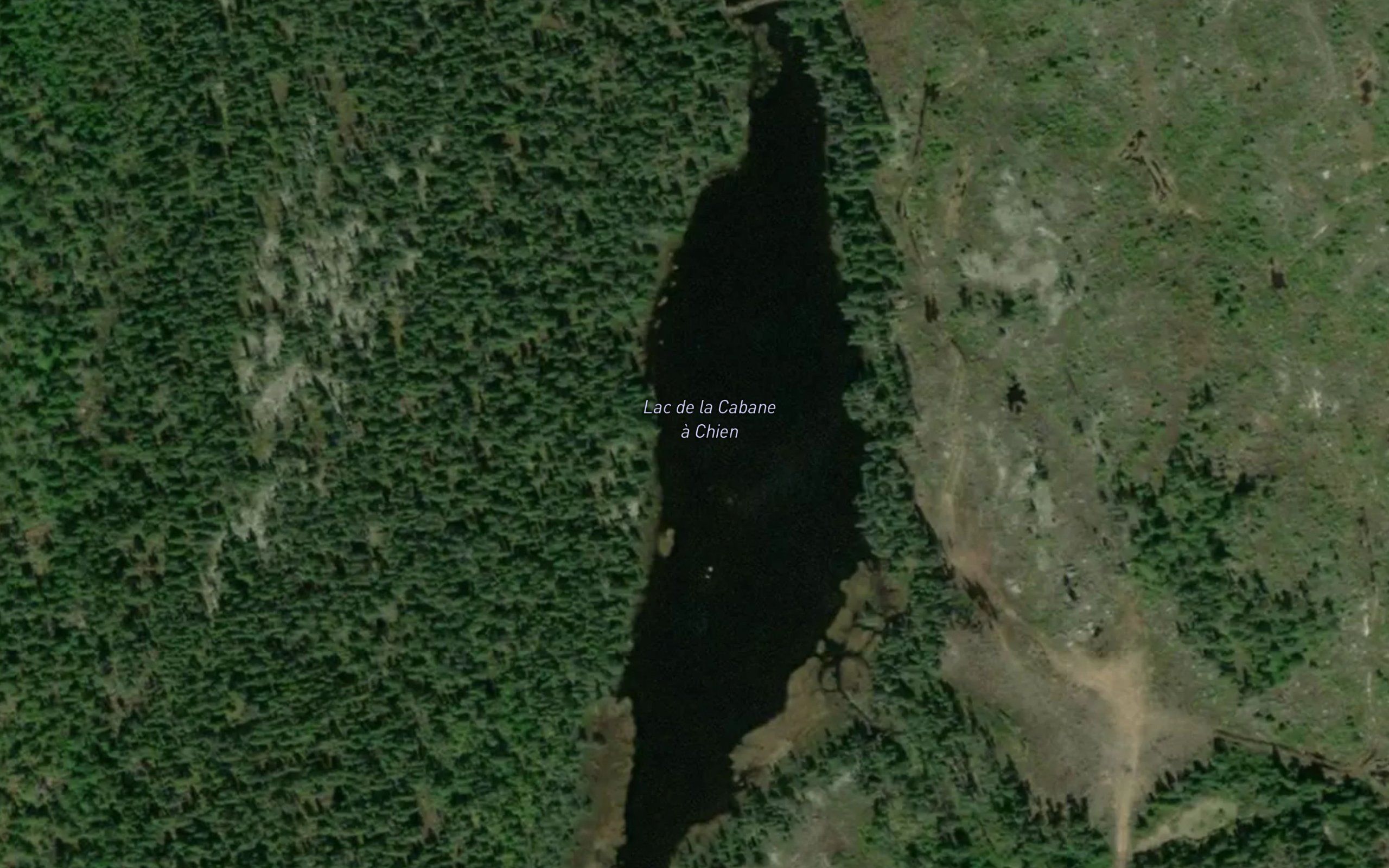 Lac de la Cabane a Chien