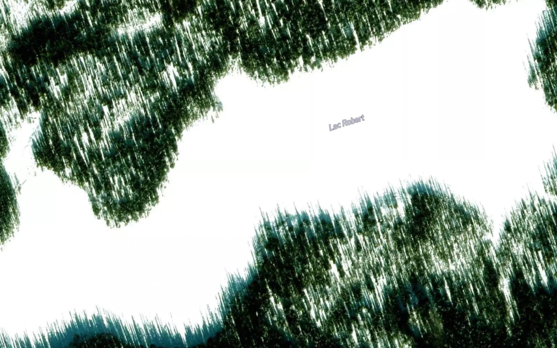 Satellite map of the Lac Robert