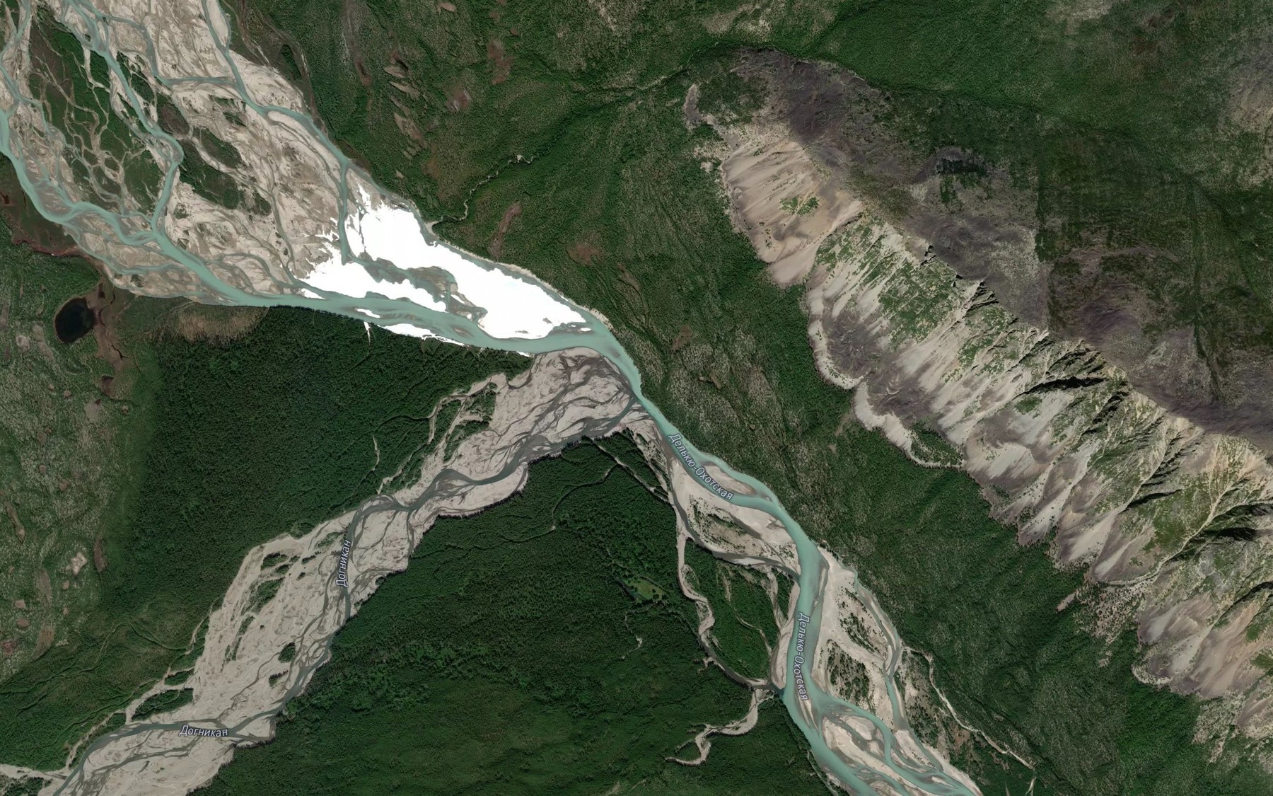 Satellite map of the Dognikan