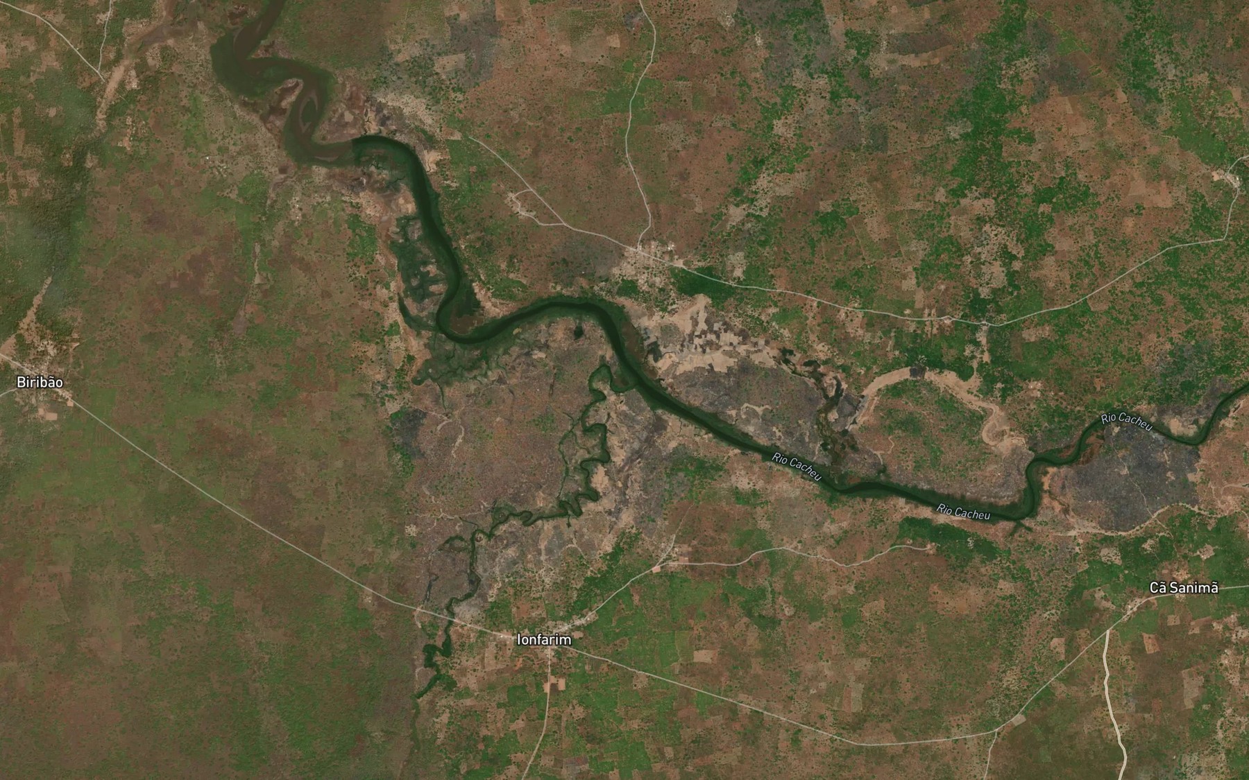 Satellite map of the Rio de Ionfarim