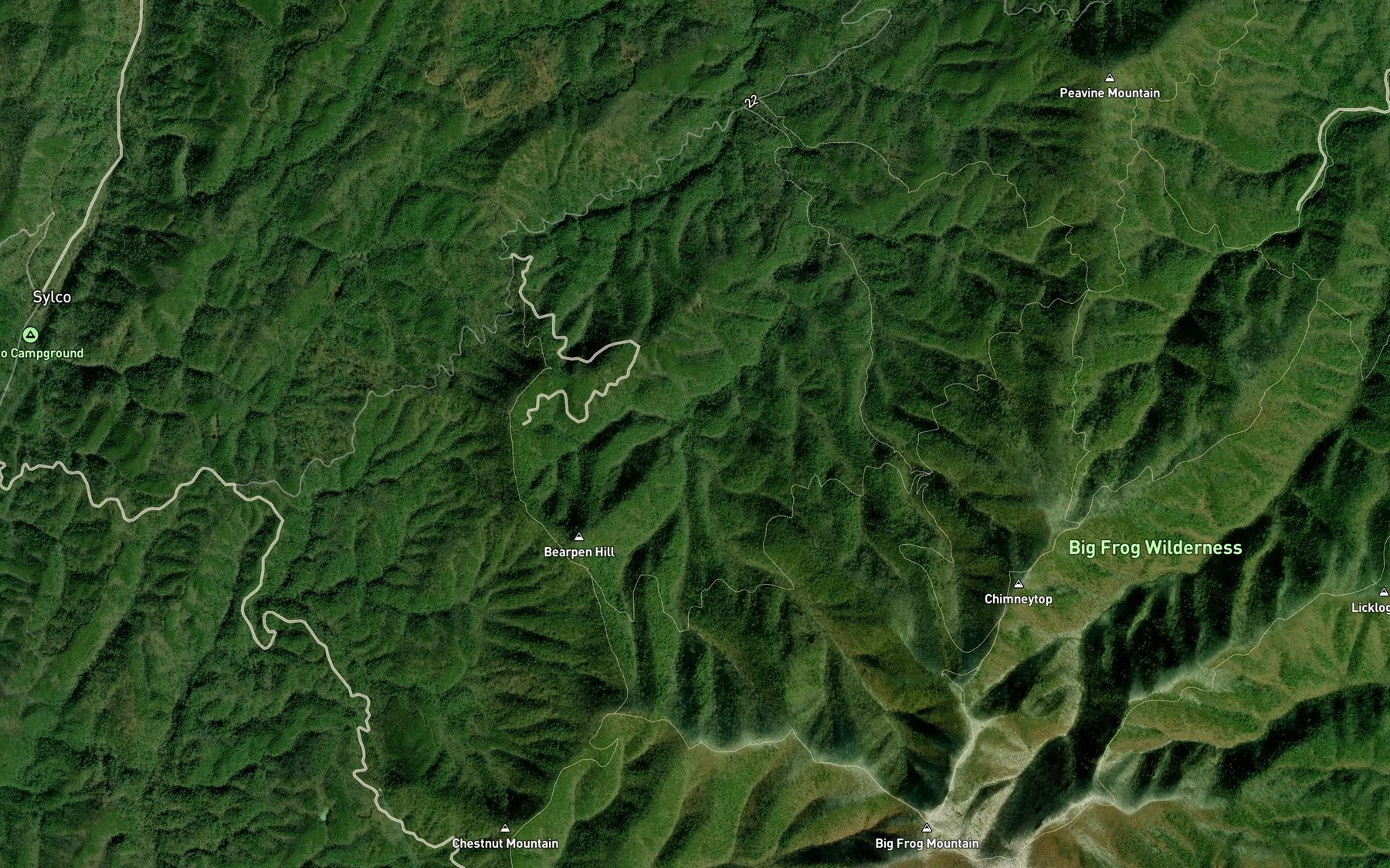 Satellite map of the Penitentiary Branch