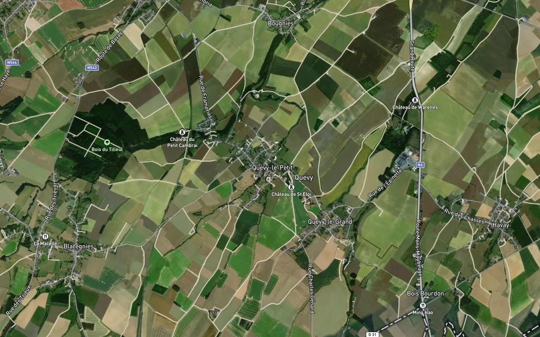 Satellite map of the Louvroil