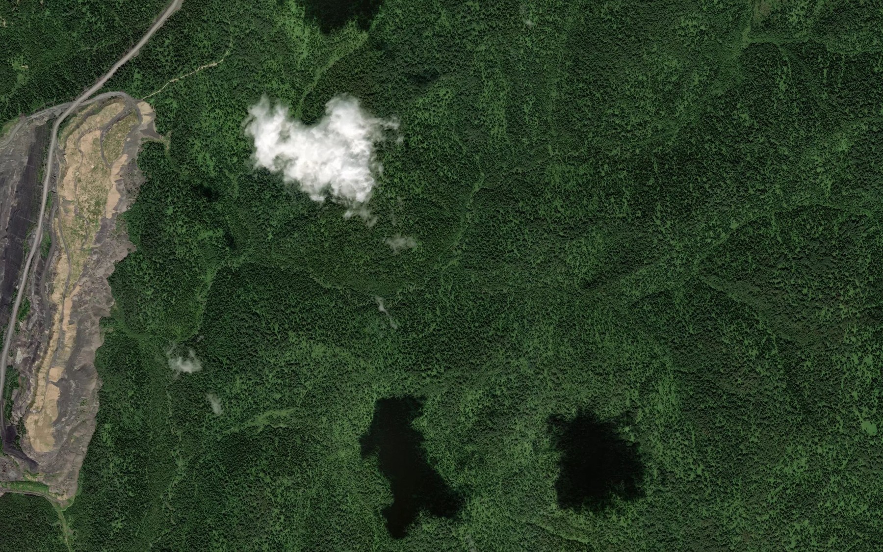 Satellite map of the Berezovyy Vtoroy