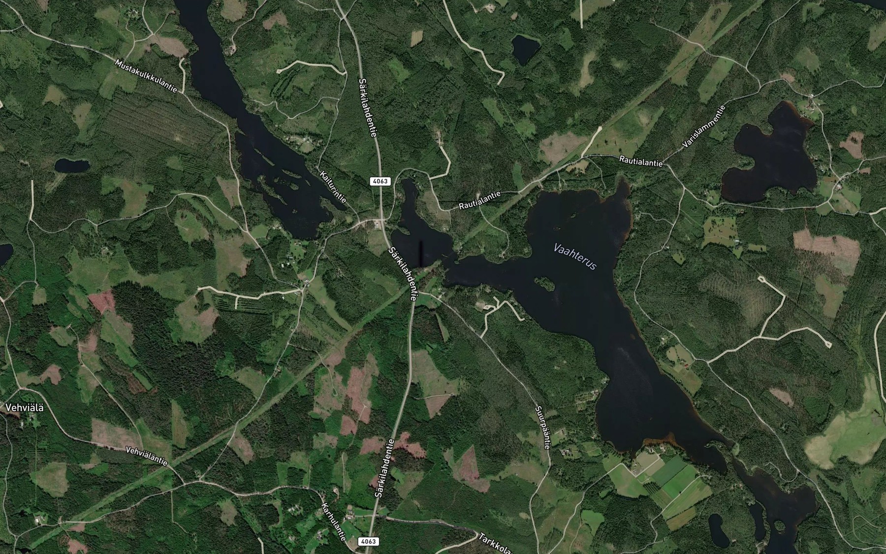 Satellite map of the Pyoriinoja