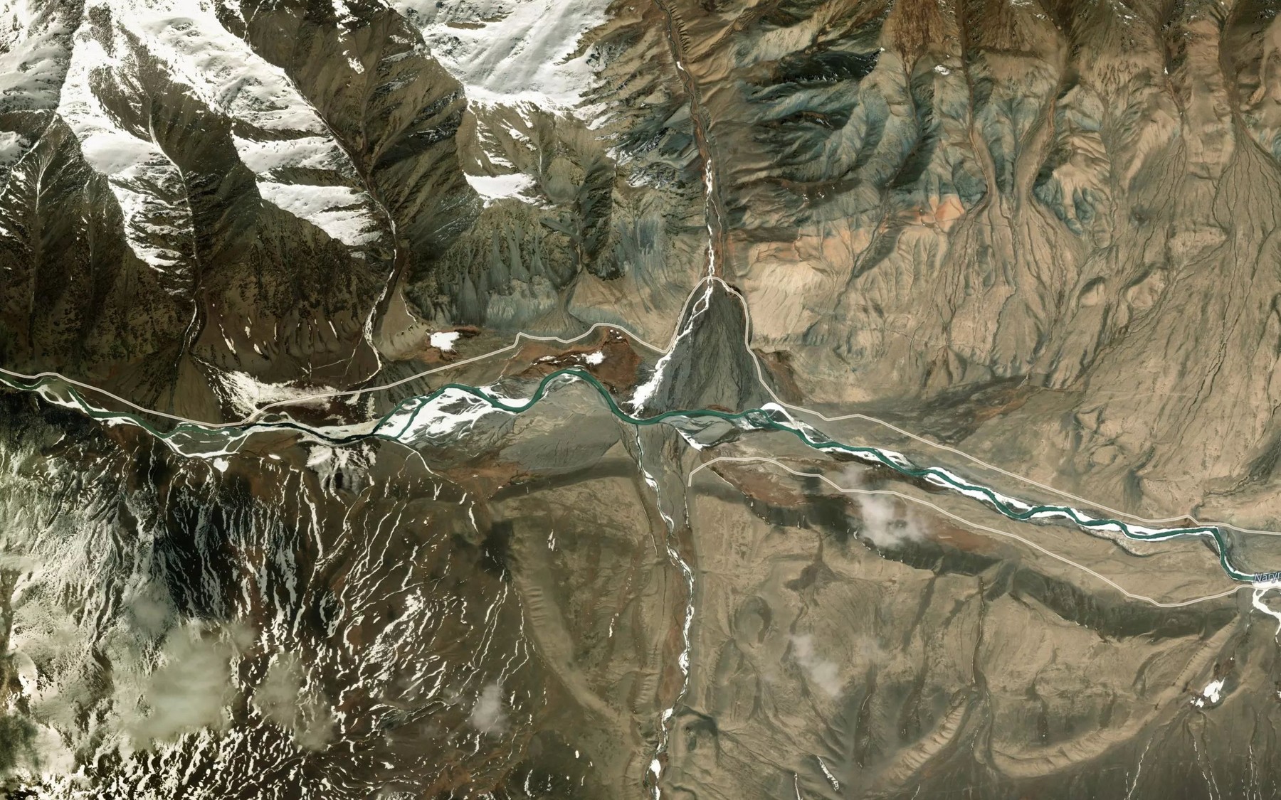 Satellite map of the Kurmenty