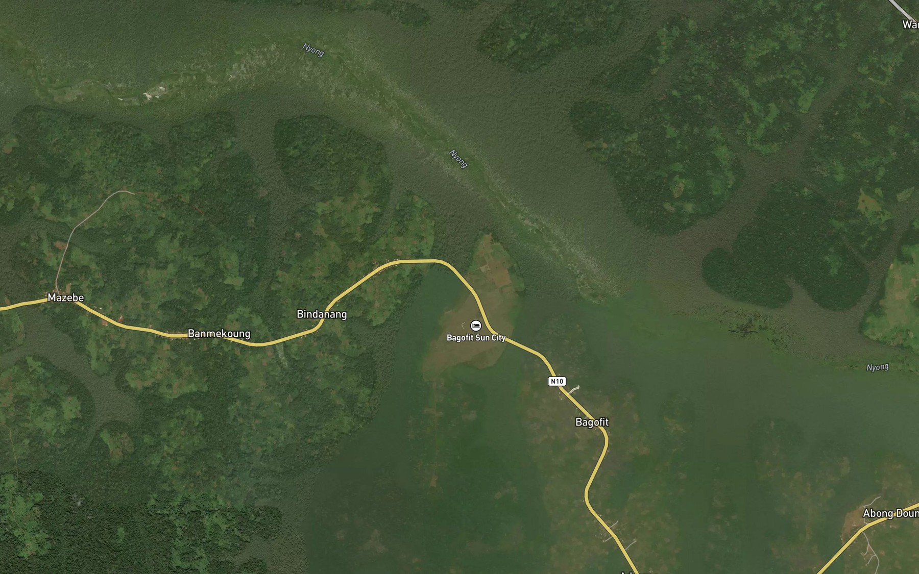 Satellite map of the Soudon