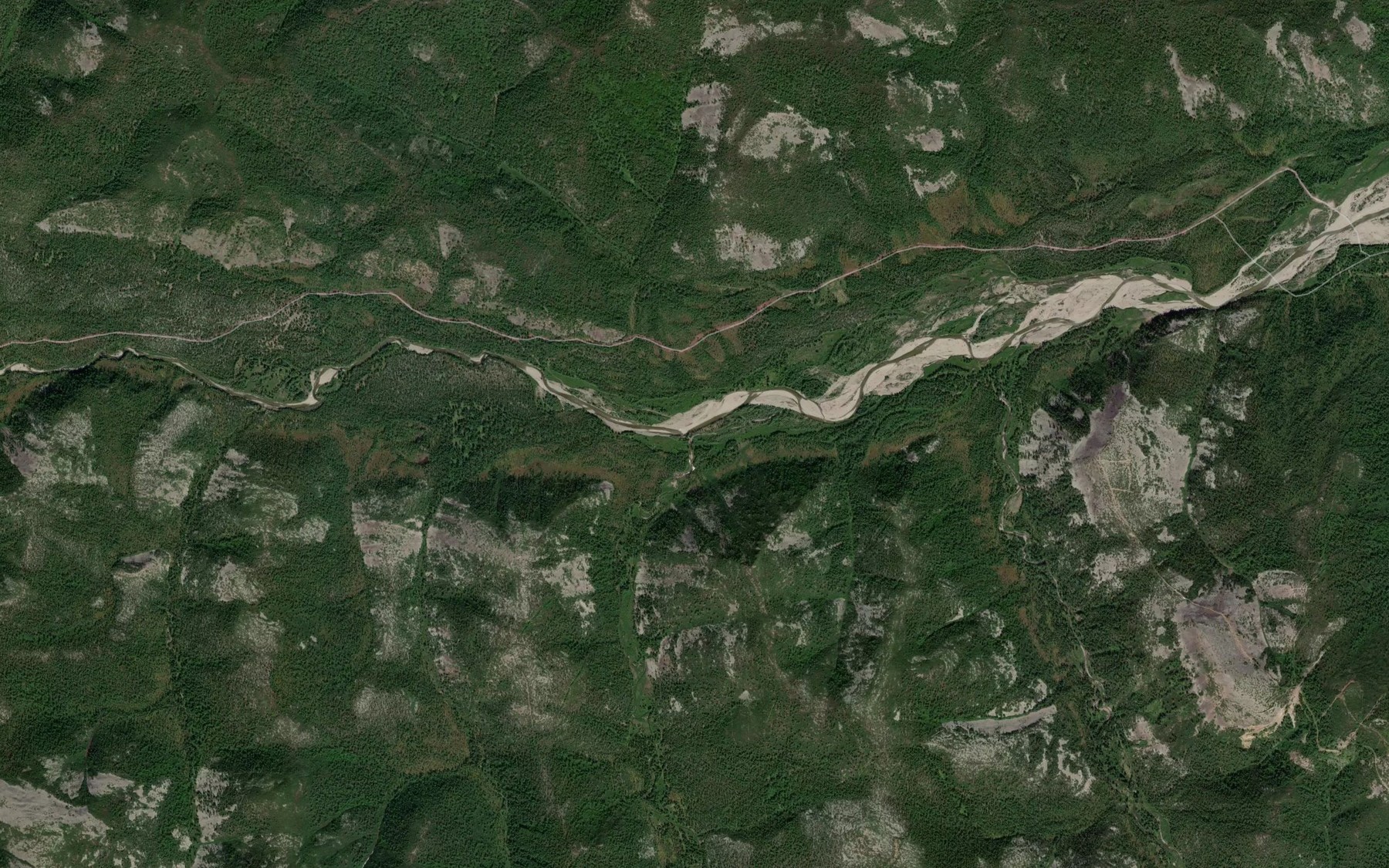Satellite map of the Zhuk