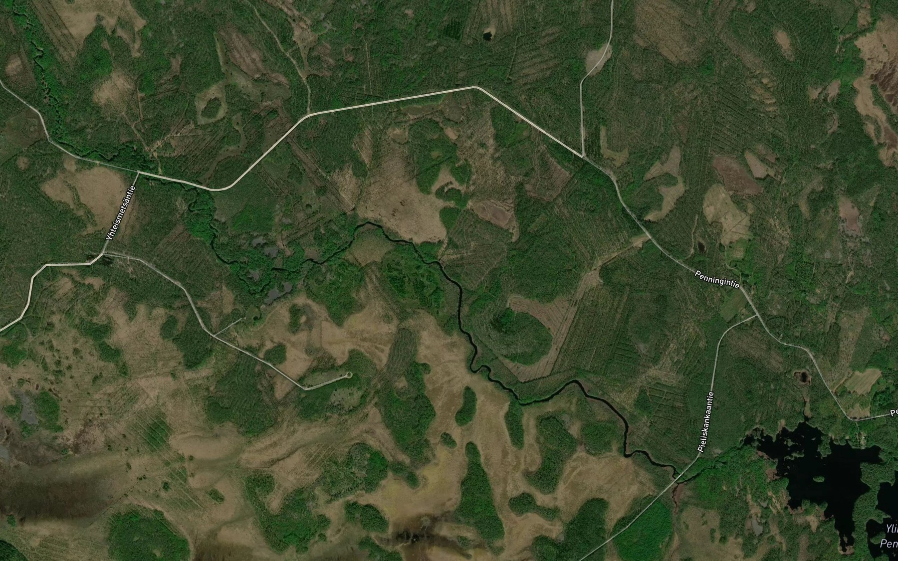 Satellite map of the Tuppirauma