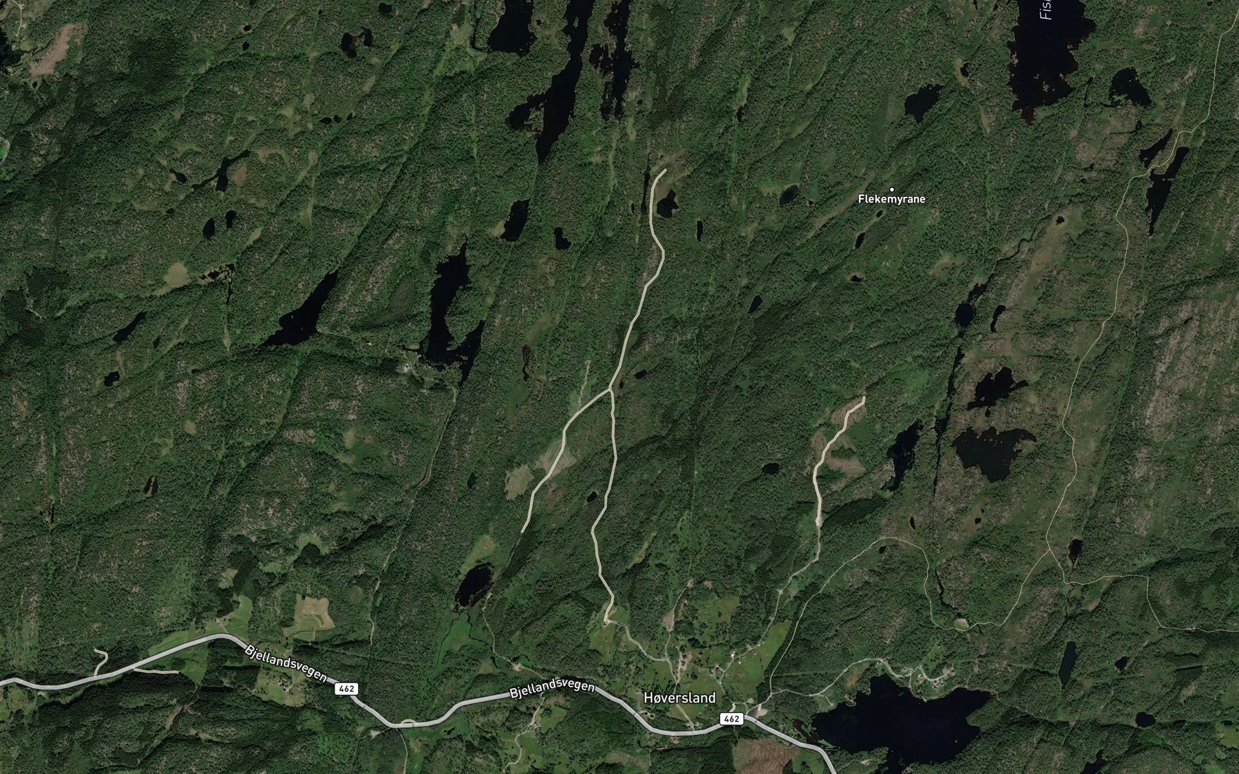 Satellite map of the Kalvedalstjonn