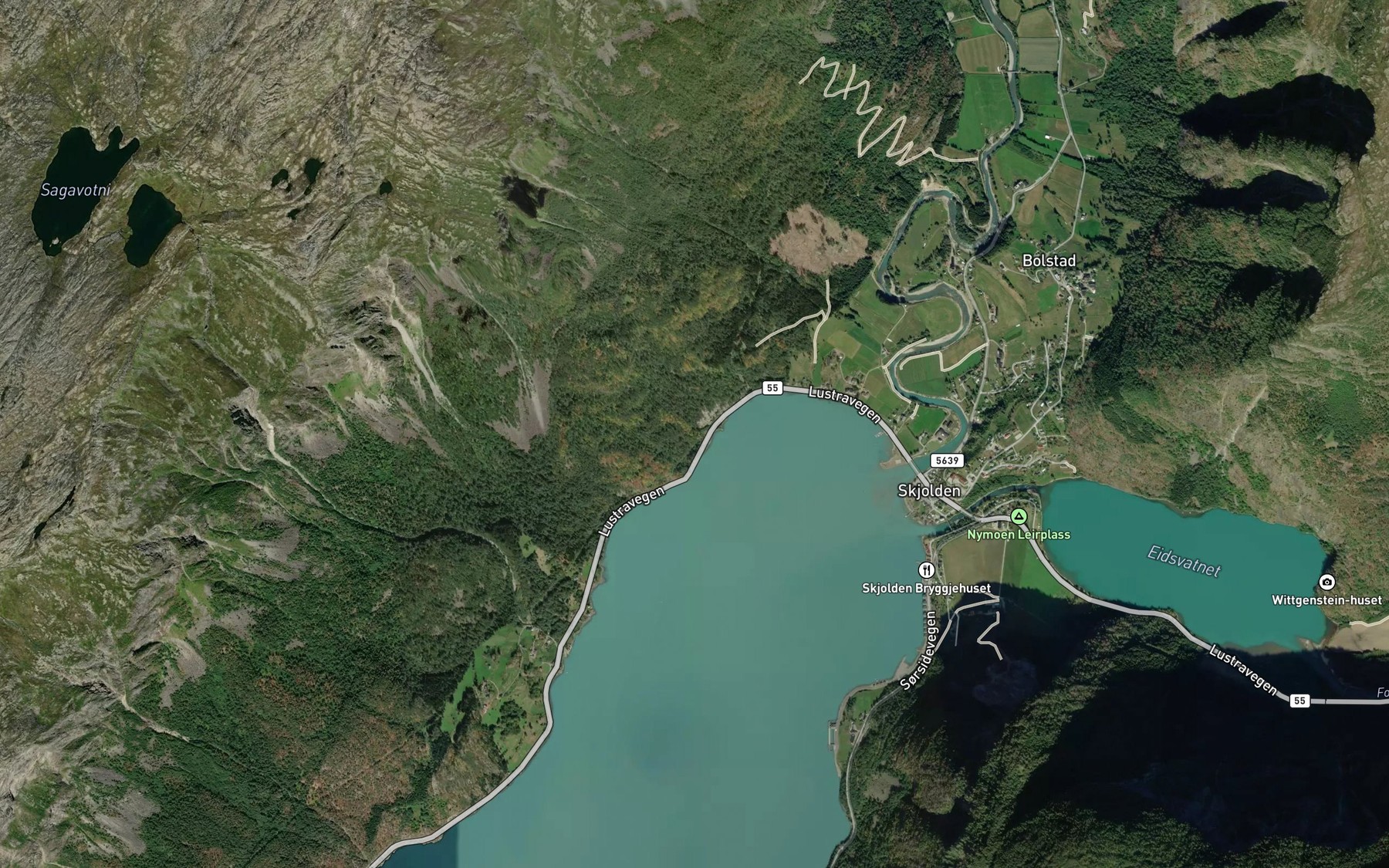 Satellite map of the Hunduri