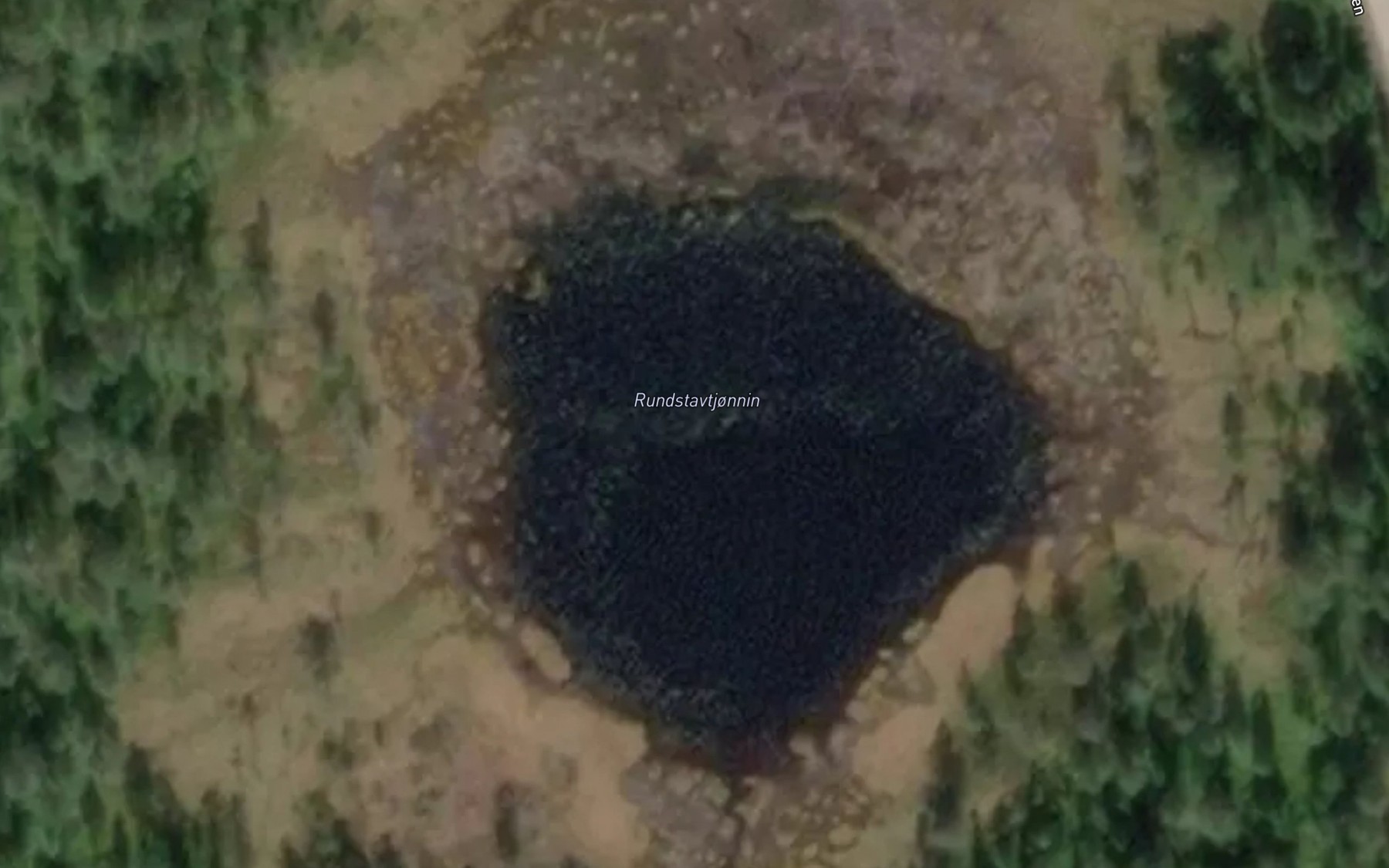 Satellite map of the Rundstavtjornin