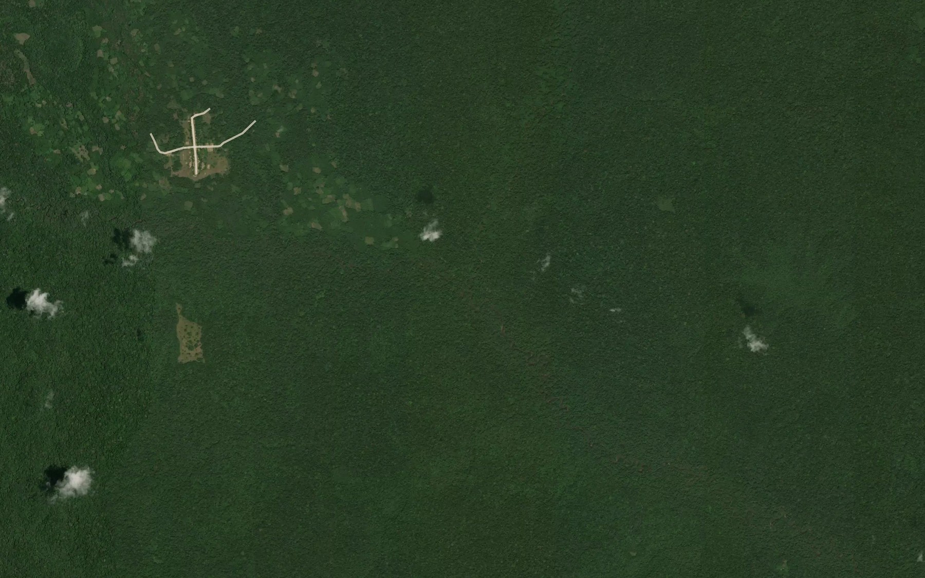 Satellite map of the Lufwedi