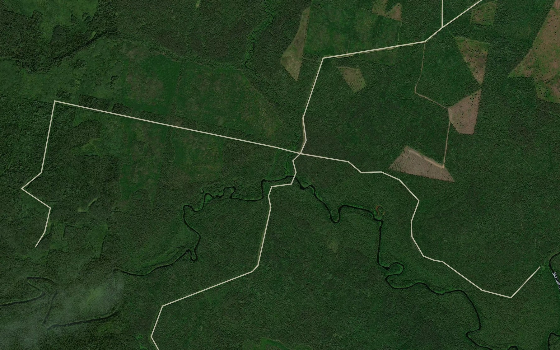 Satellite map of the Lyanos