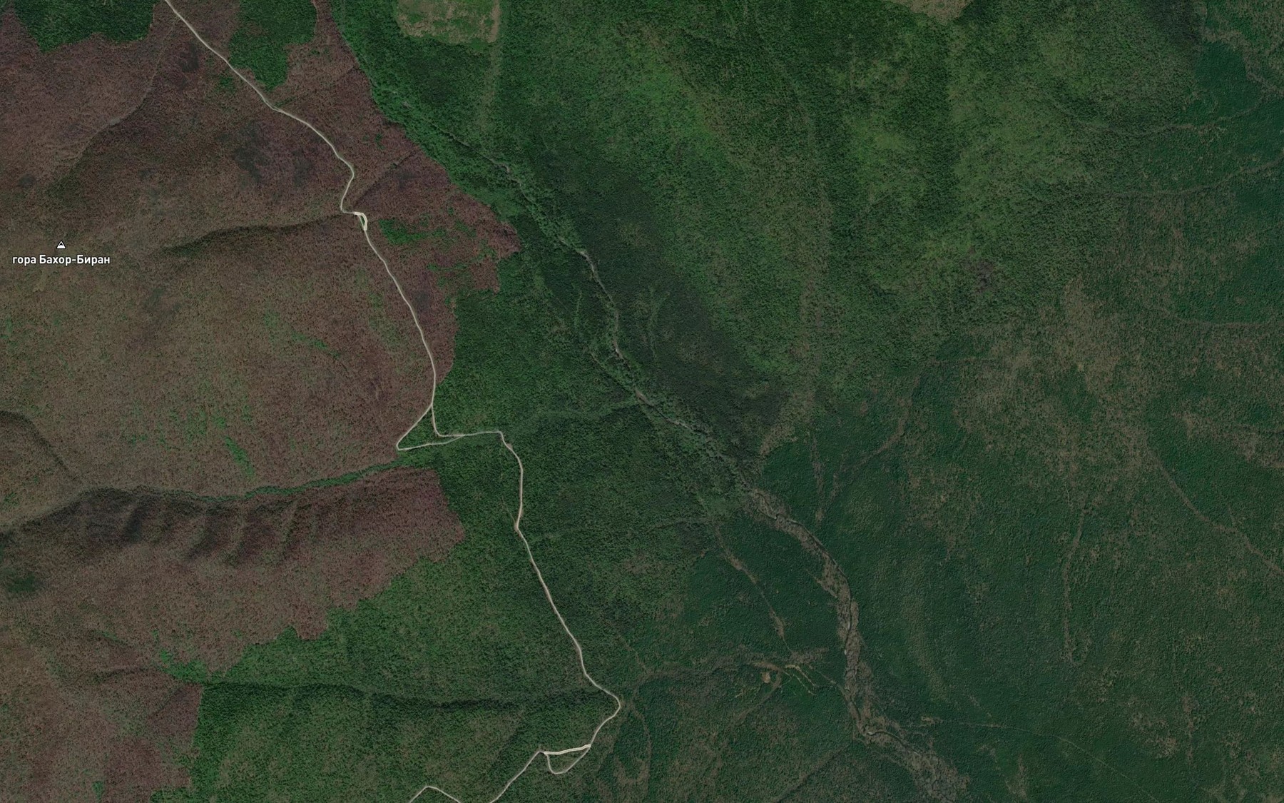 Satellite map of the Bakhor-Biran