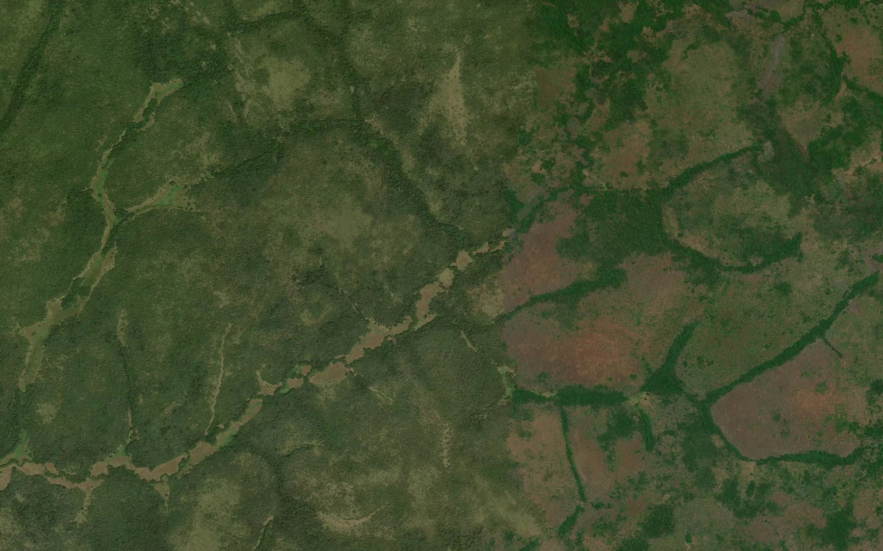 Satellite map of the Sadau