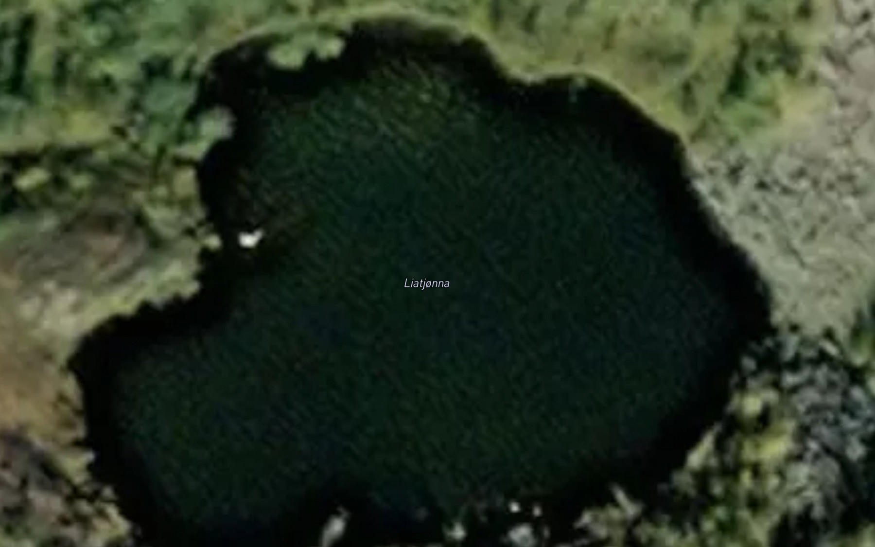 Satellite map of the Liatjorna