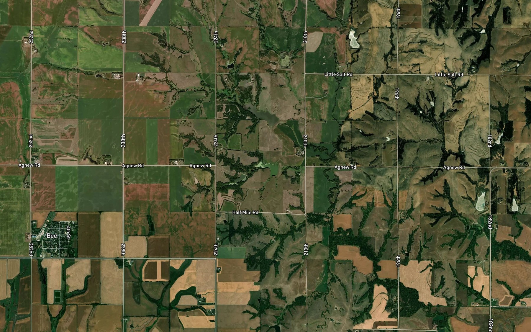 Satellite map of the Oak-Middle Reservoir 82-B