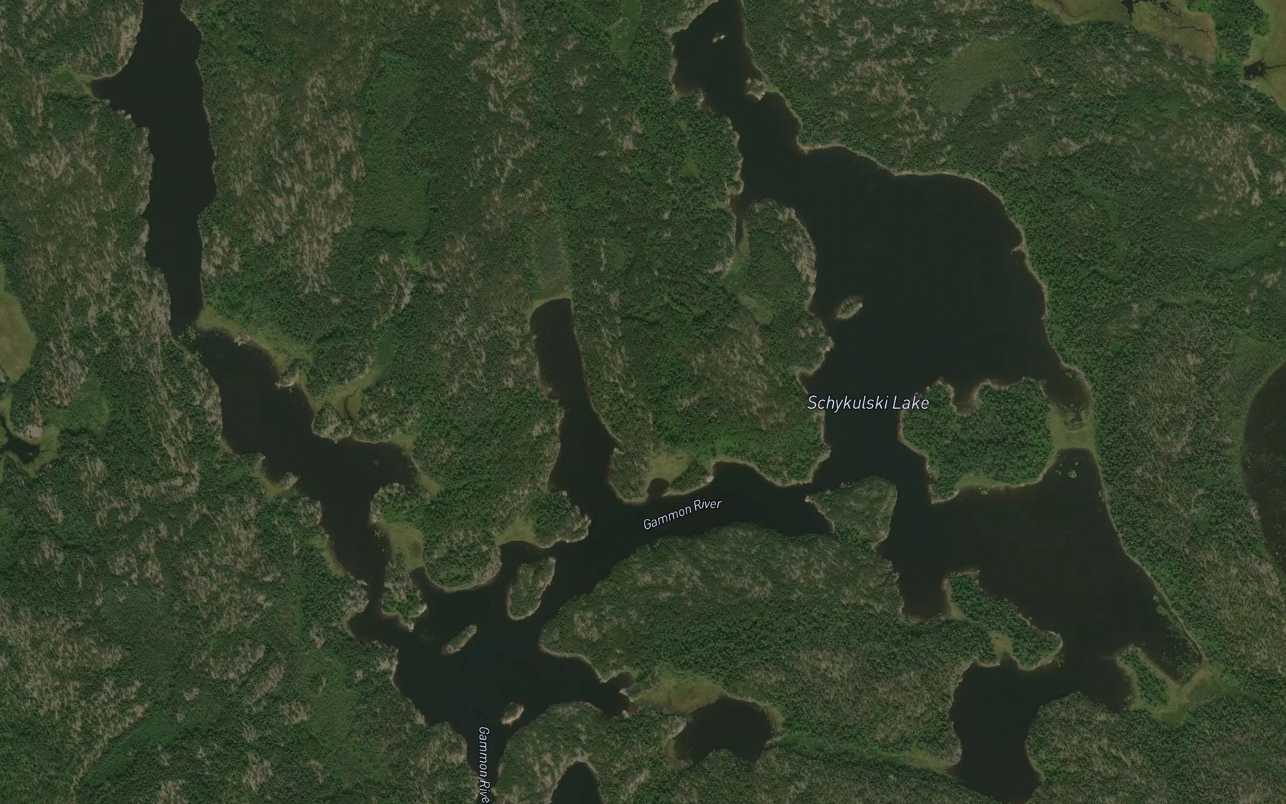 Satellite map of the Schykulski Lake