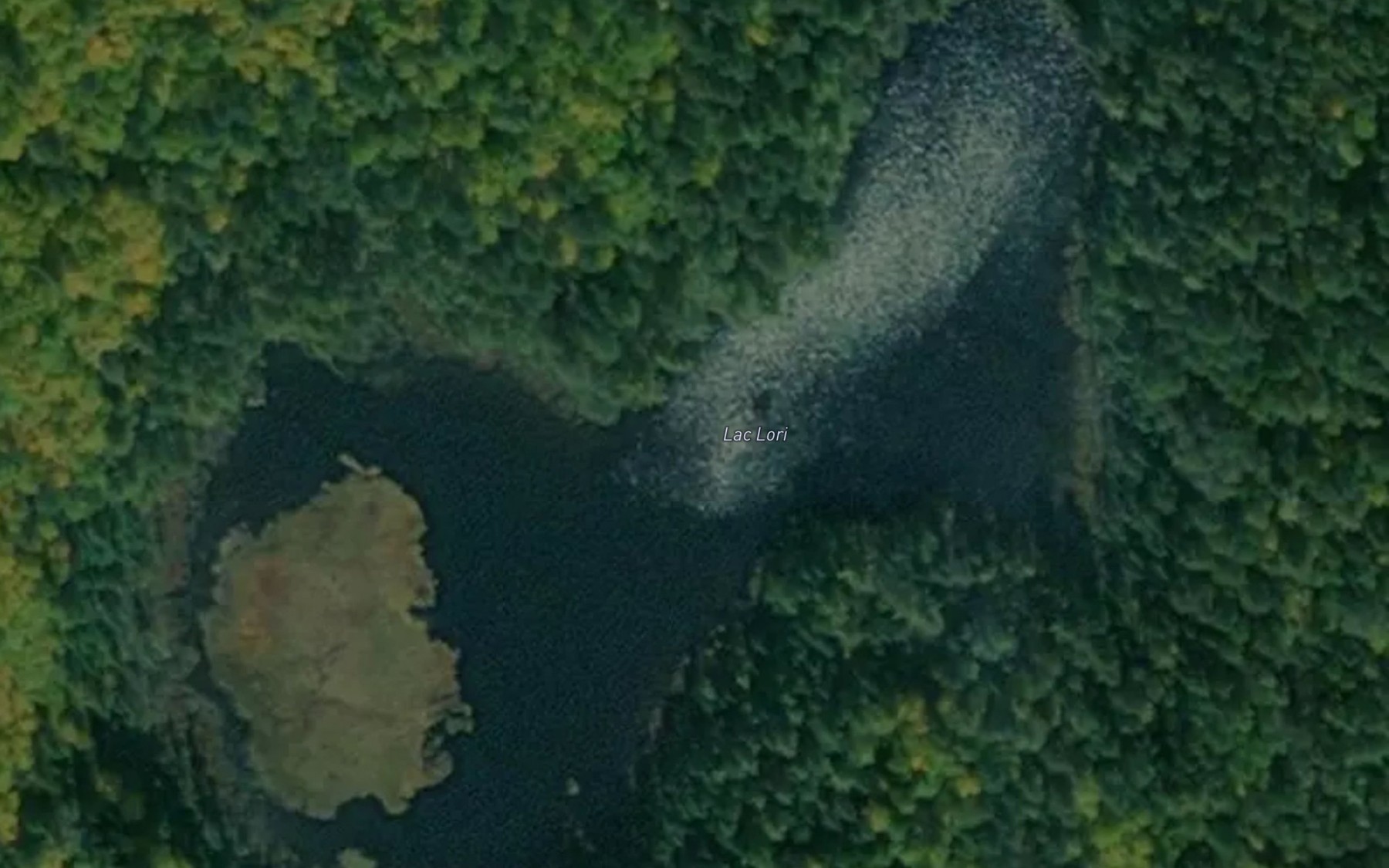 Satellite map of the Lac Lori
