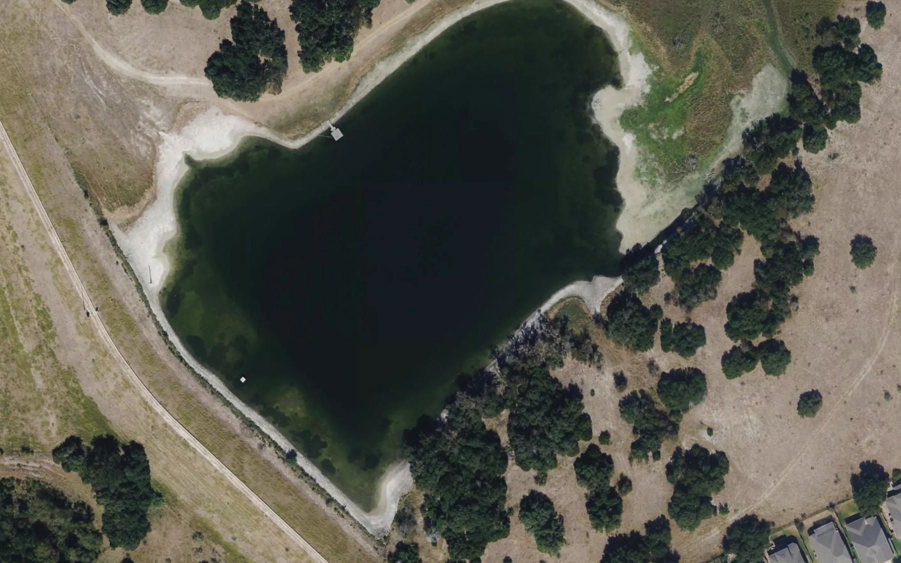 Satellite map of the Soil Conservation Service Site 5 Reservoir