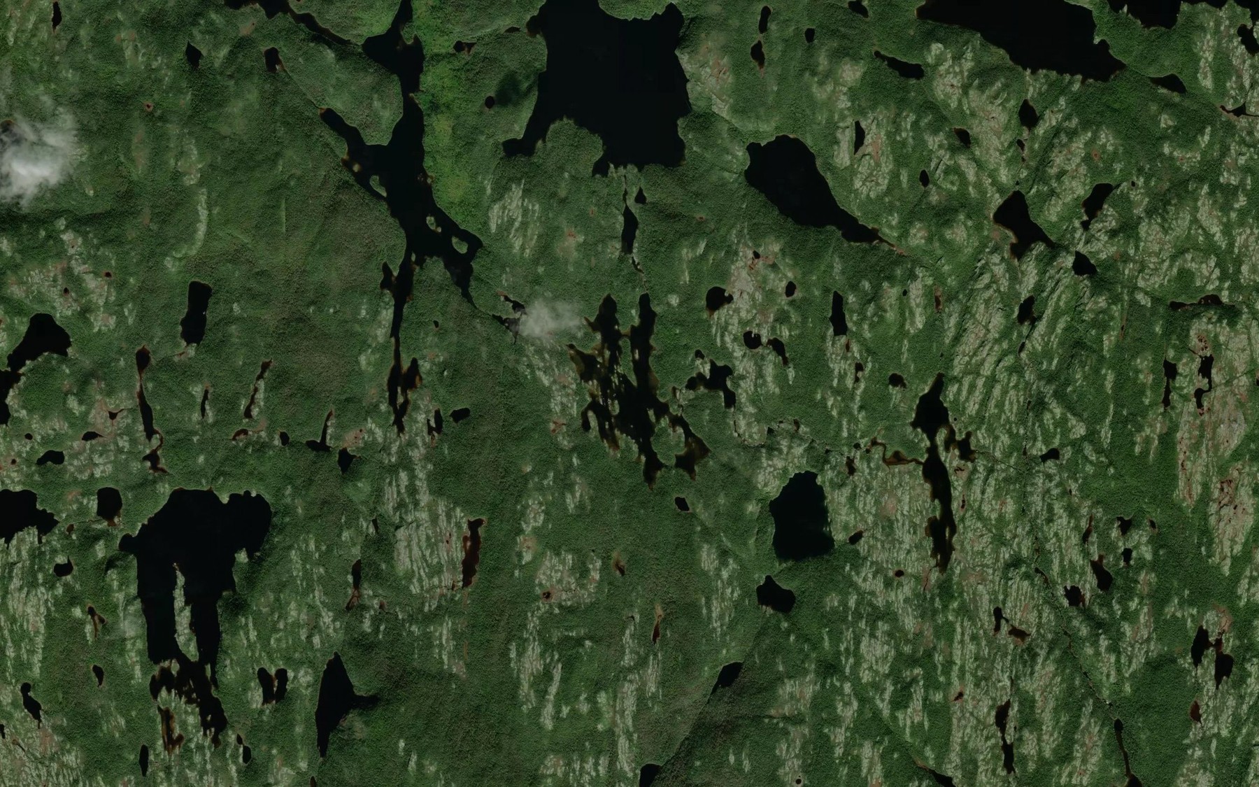 Satellite map of the Lac Nova