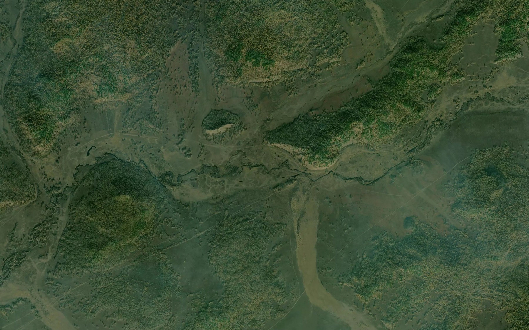 Satellite map of the Dikalyuy