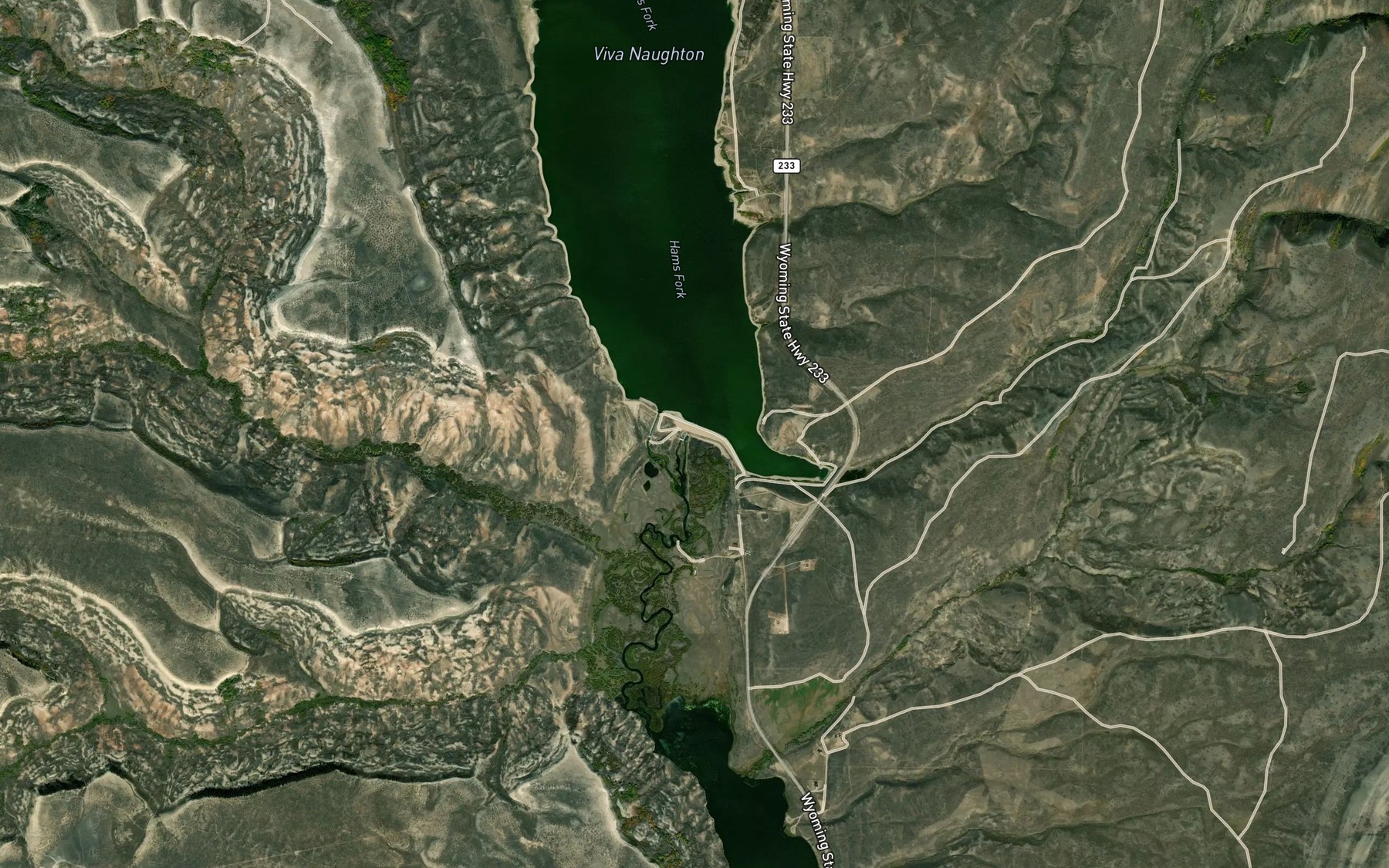 Satellite map of the Dempsey Creek