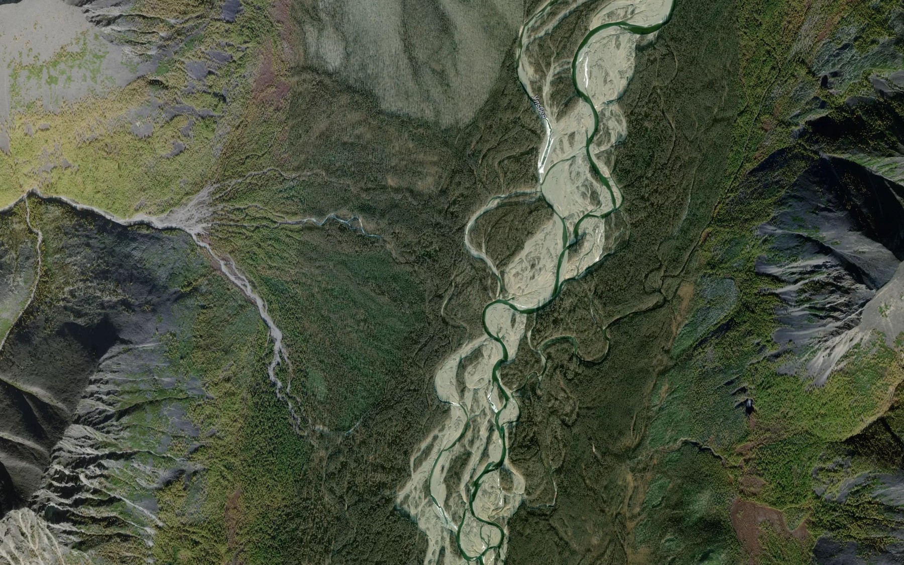 Satellite map of the Taryn