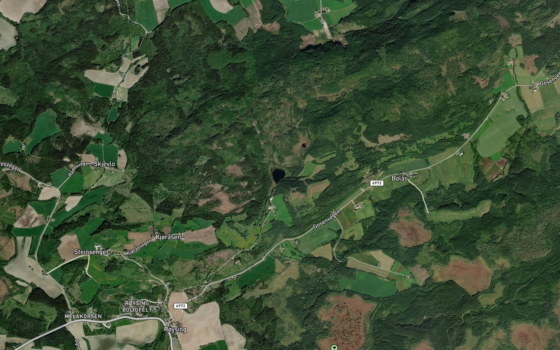 Satellite map of the Gravastjorna