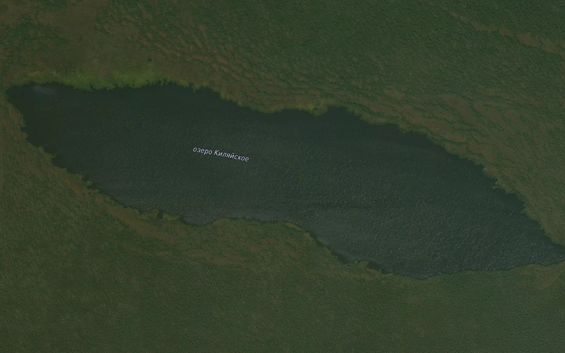 Satellite map of the Ozero Kilyayskoye