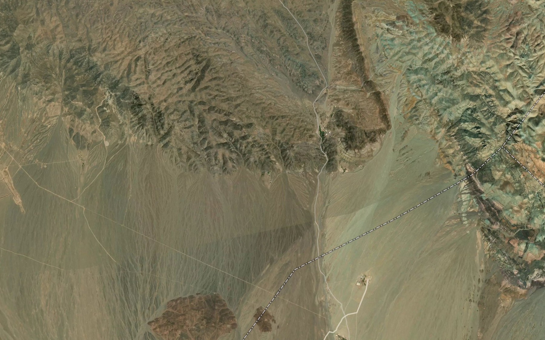 Satellite map of the Cheshmeh-ye Baghdad-e Eqarqisi