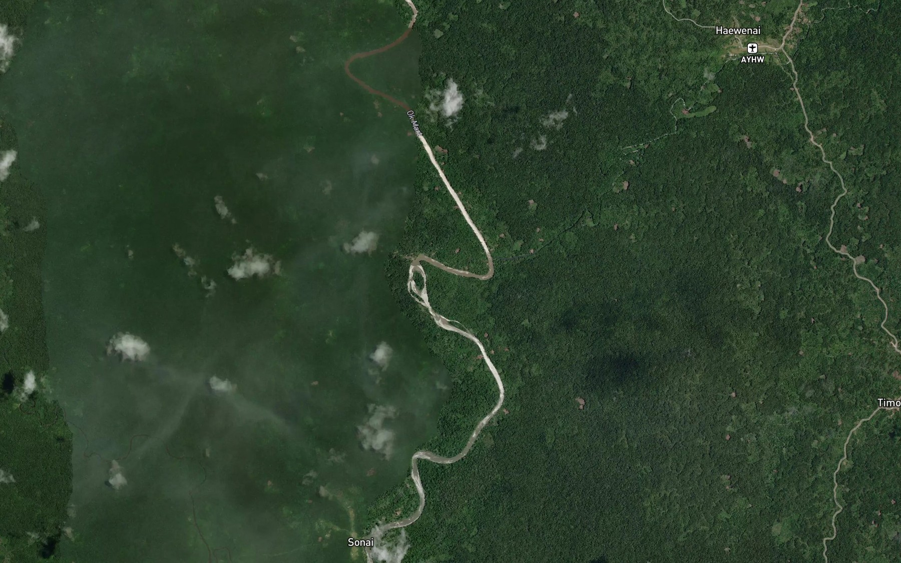 Satellite map of the Wai Yum