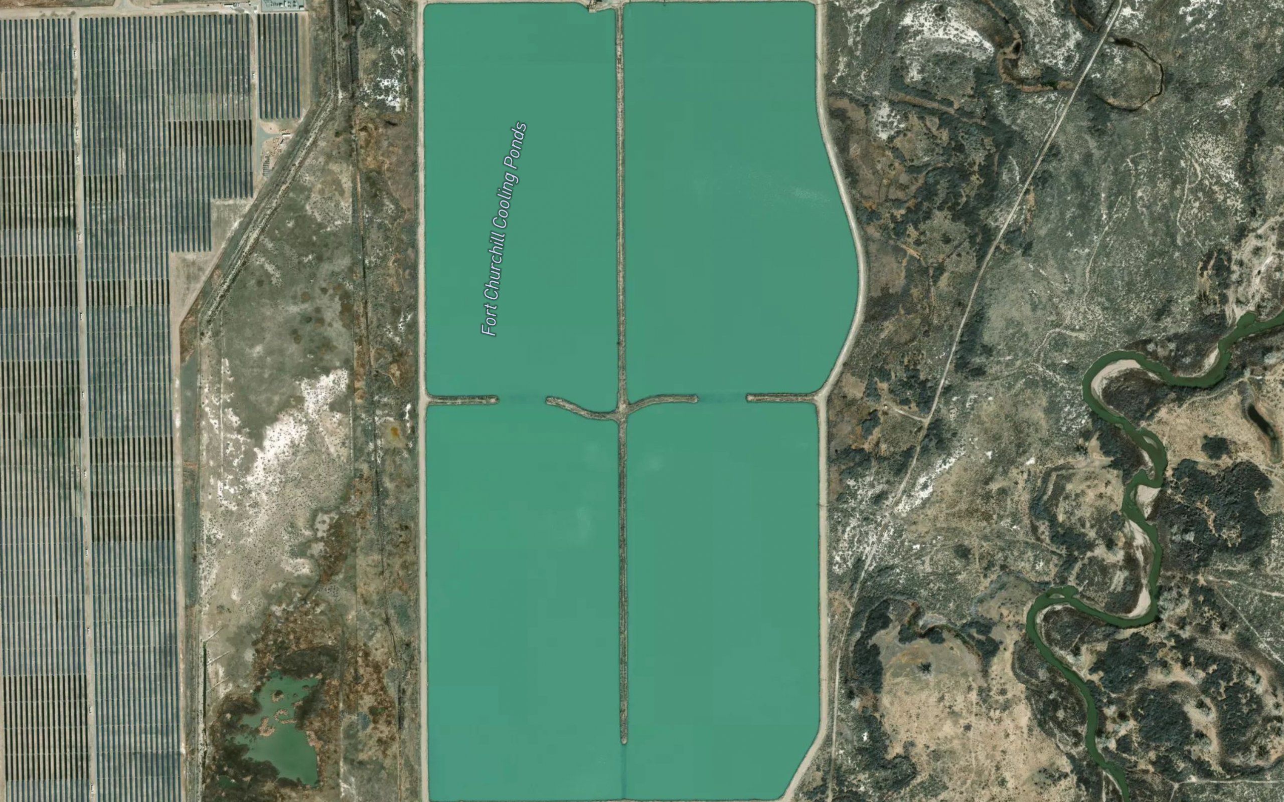 Fort Churchill Cooling Ponds